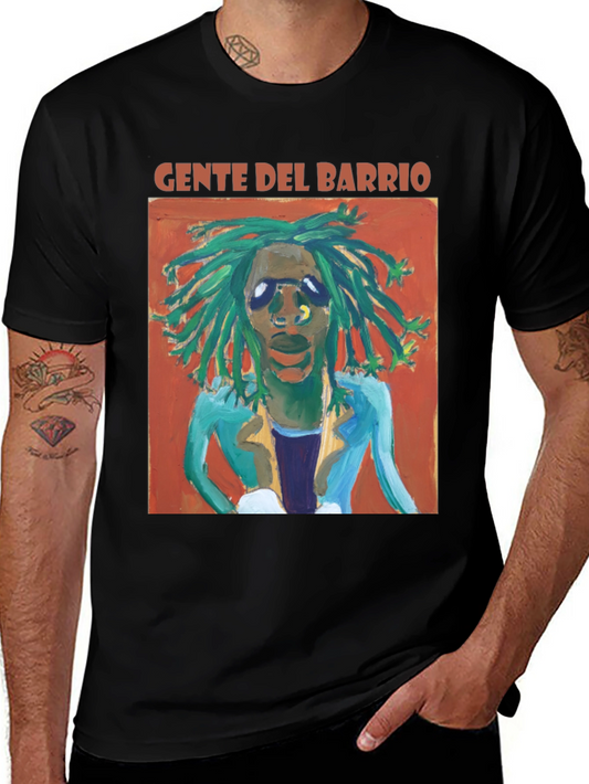 Gente Del Barrio Graphic Tee - Cool Black T-Shirt
