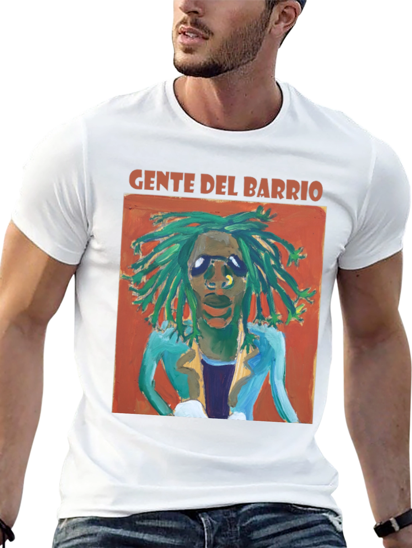 Gente Del Barrio Graphic Tee - Cool Black T-Shirt