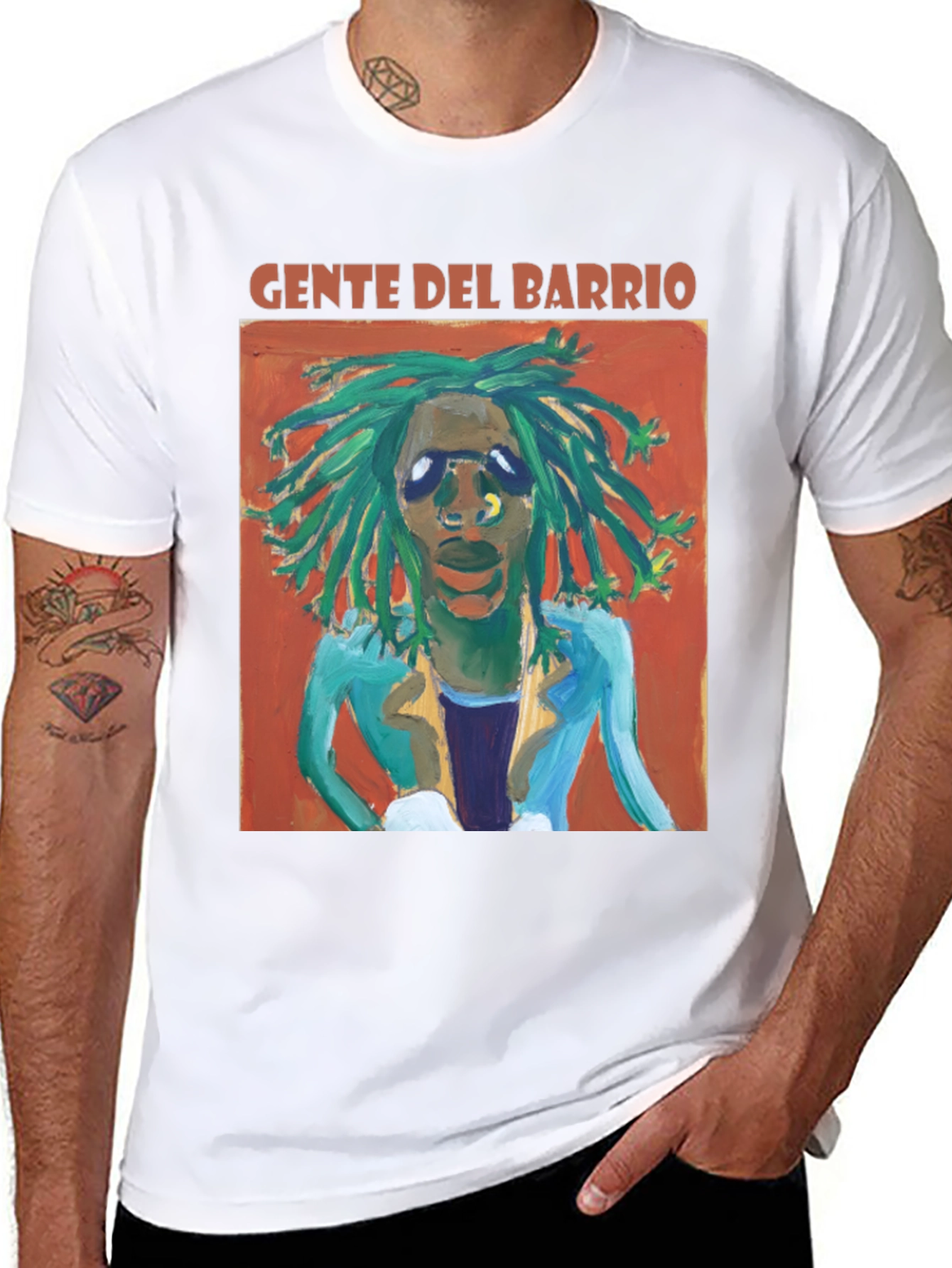Gente Del Barrio Graphic Tee - Cool Black T-Shirt