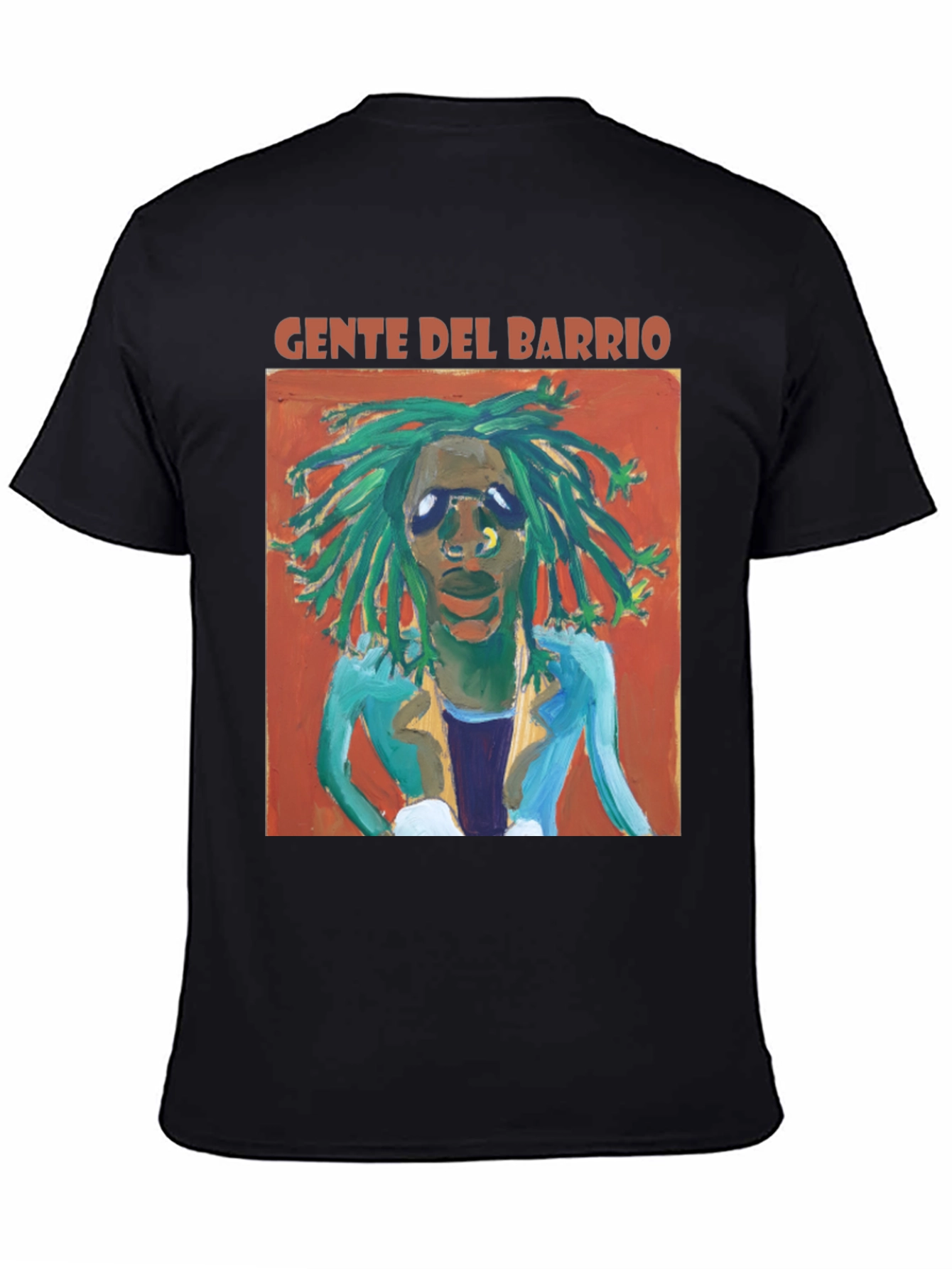 Gente Del Barrio Graphic Tee - Cool Black T-Shirt