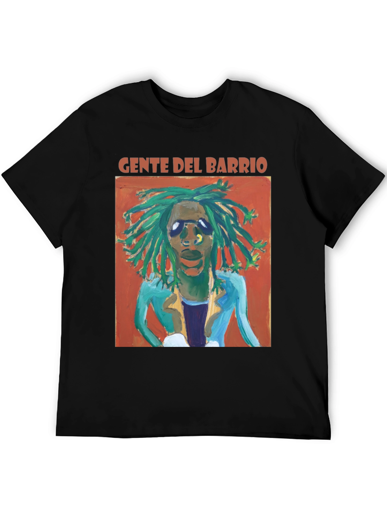 Gente Del Barrio Graphic Tee - Cool Black T-Shirt