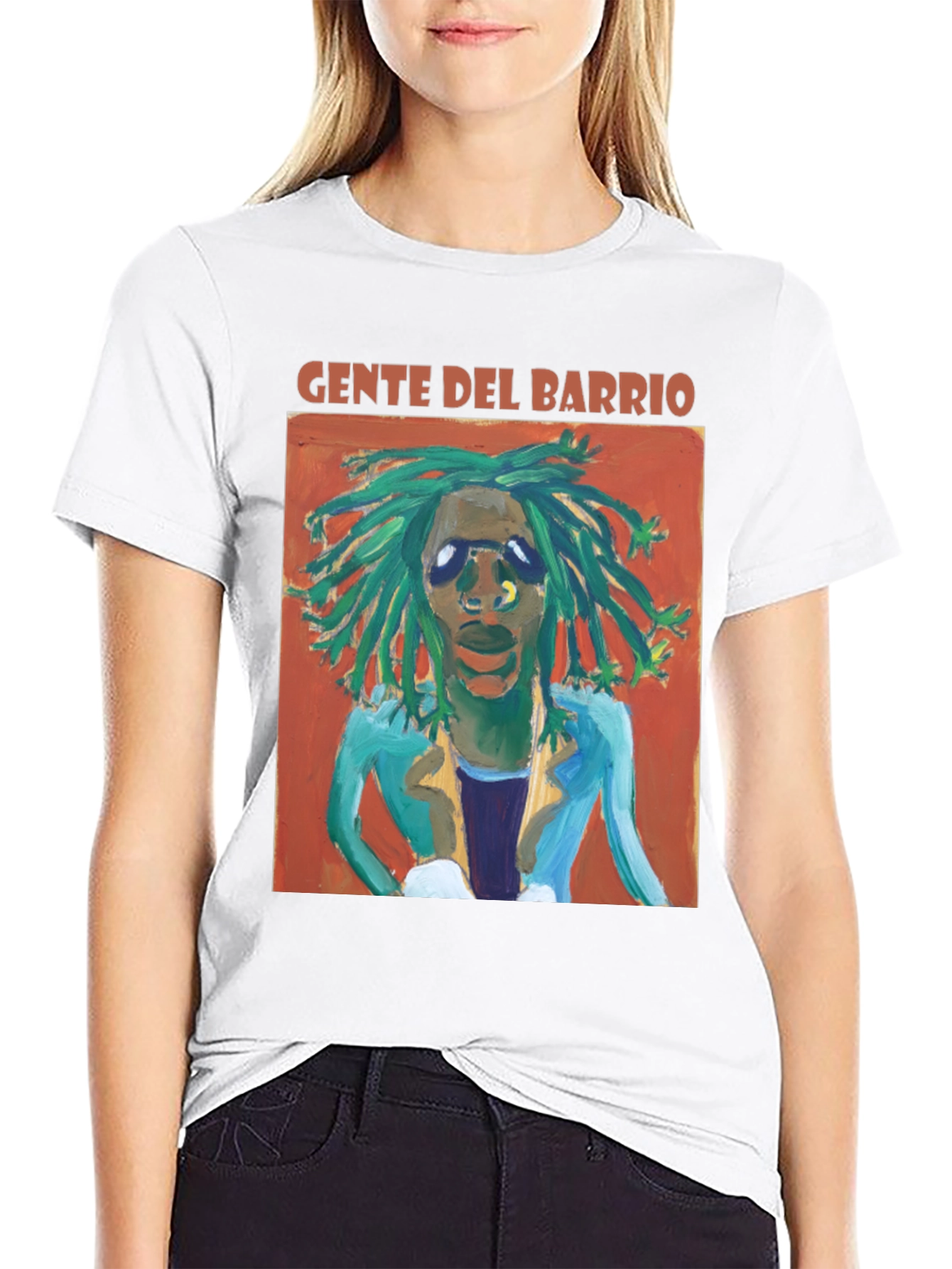 Gente Del Barrio Graphic Tee - Cool Black T-Shirt