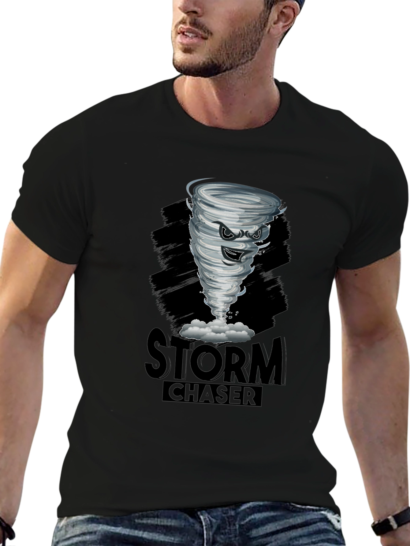 Storm Chaser Tornado Graphic T-Shirt - Mens