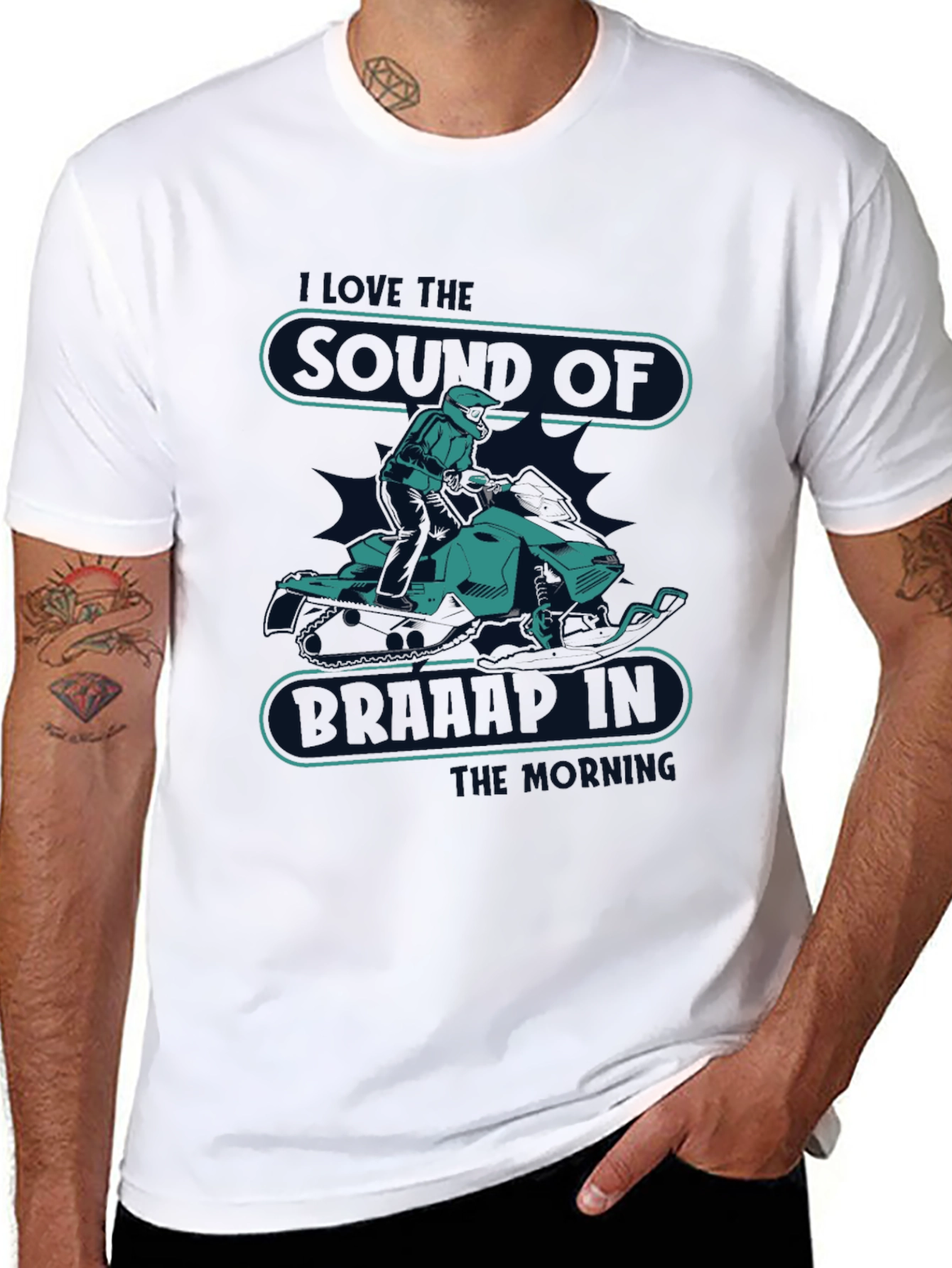 Snowmobile T-Shirt - I Love The Sound