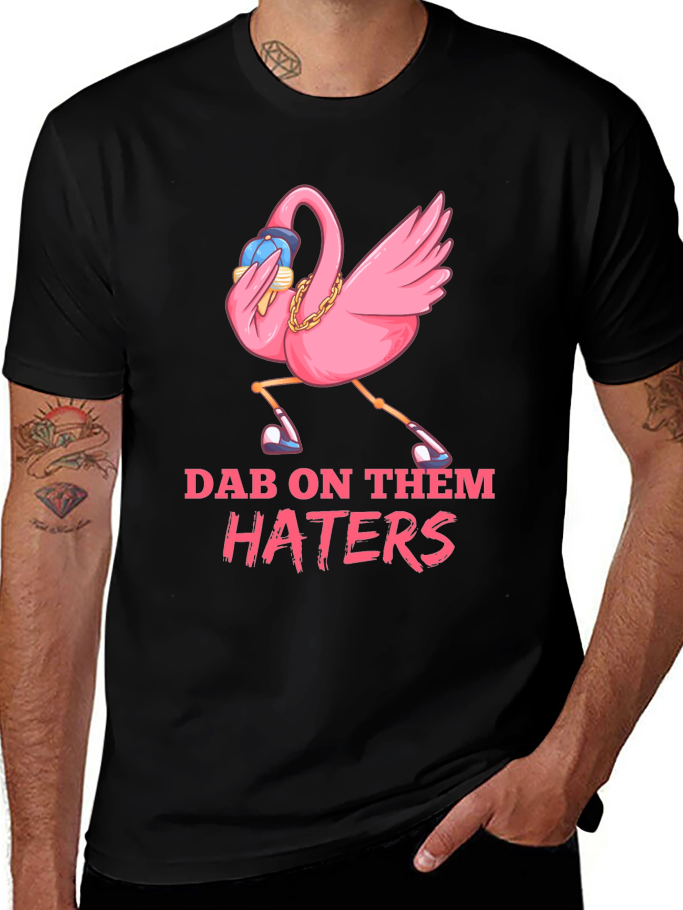 Dabbing Flamingo T-Shirt