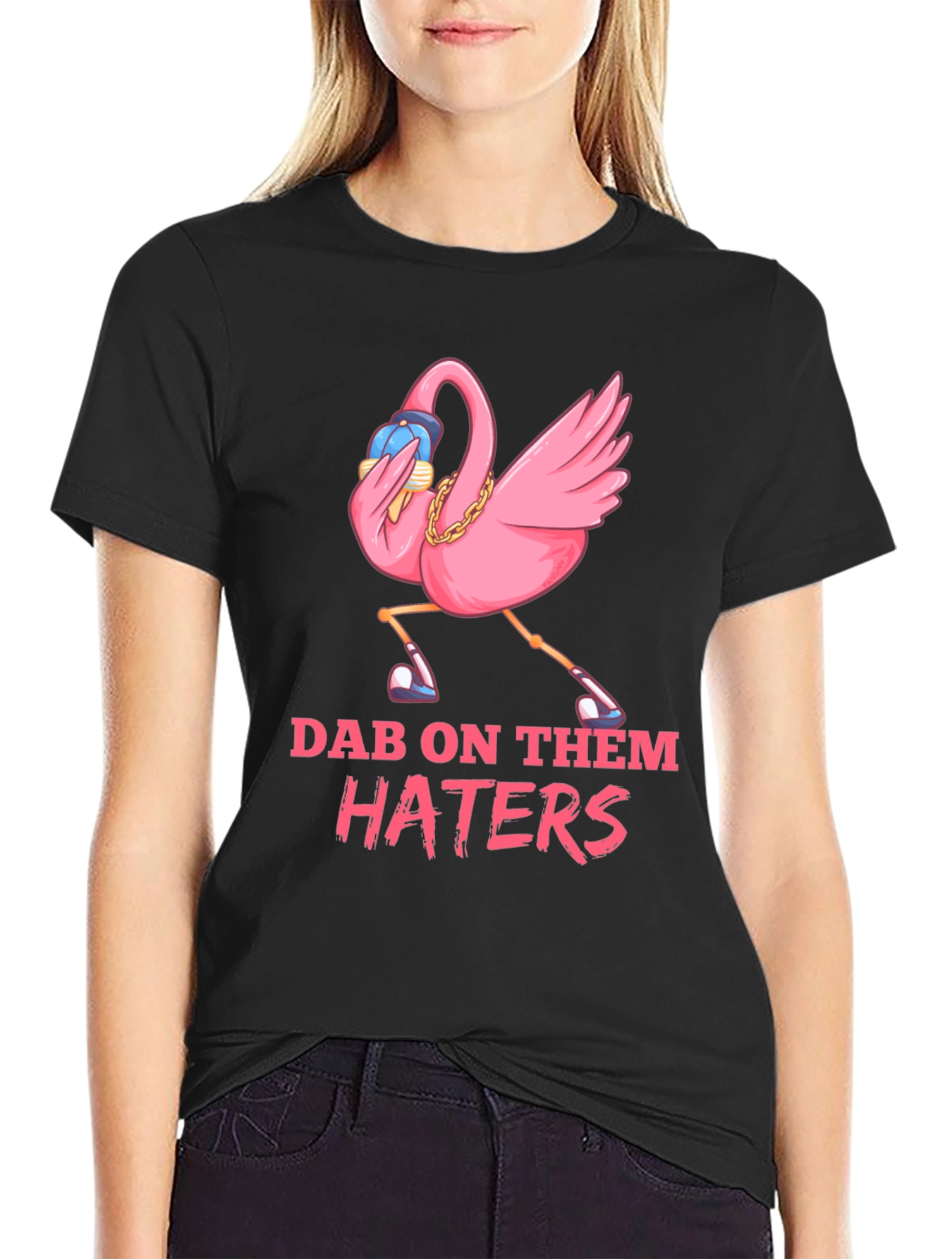 Dabbing Flamingo T-Shirt