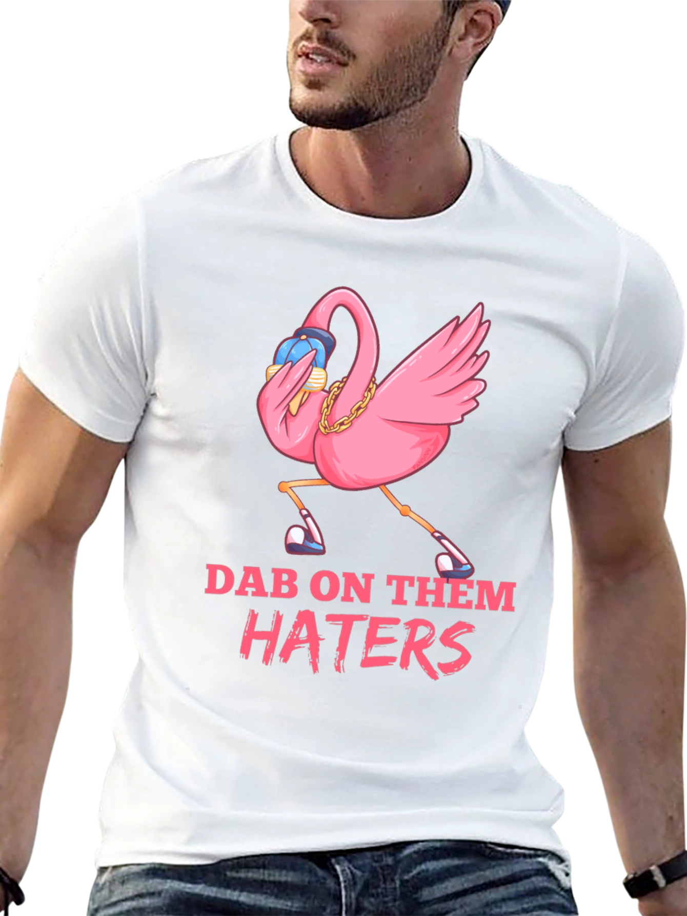 Dabbing Flamingo T-Shirt