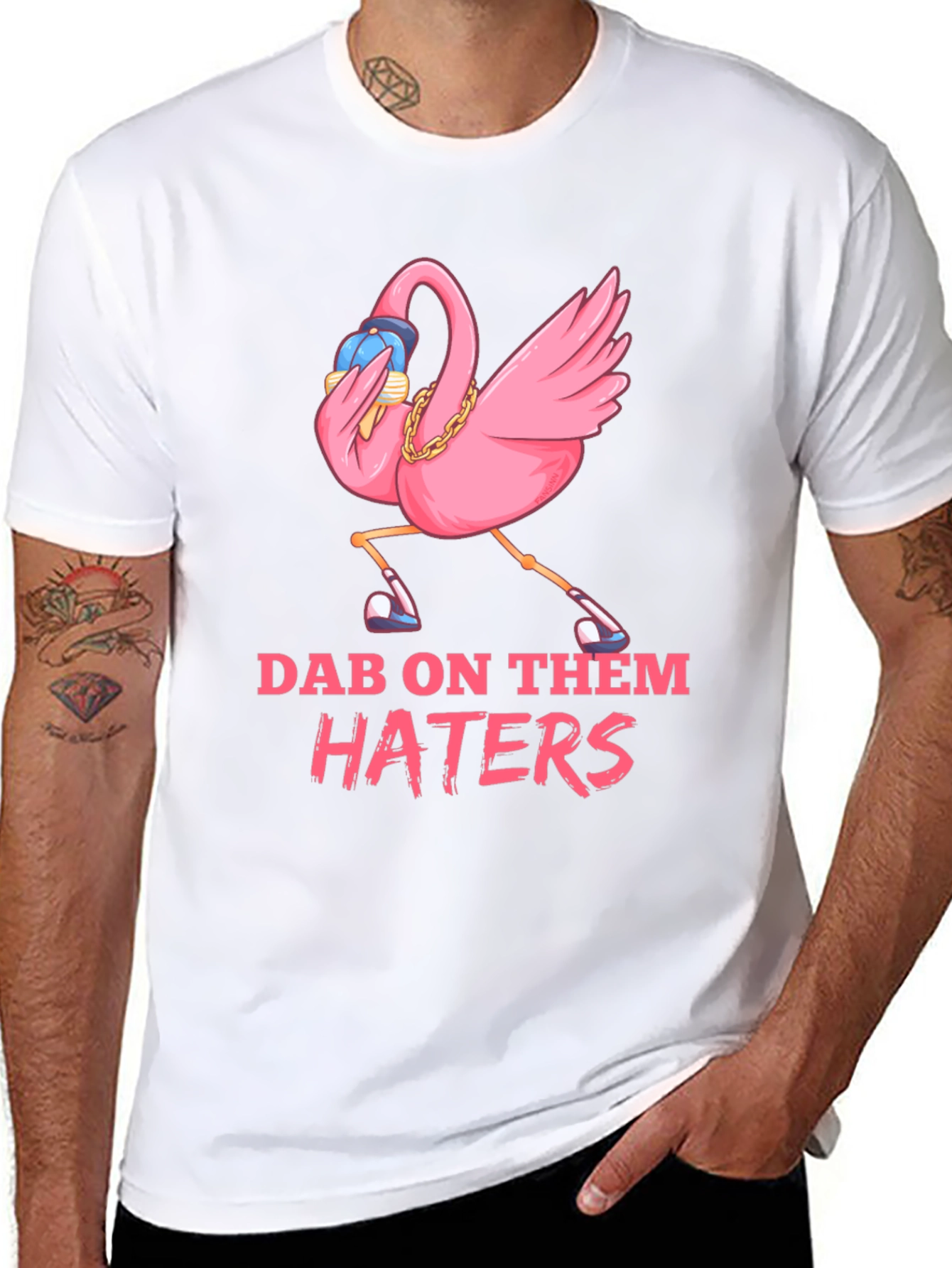 Dabbing Flamingo T-Shirt