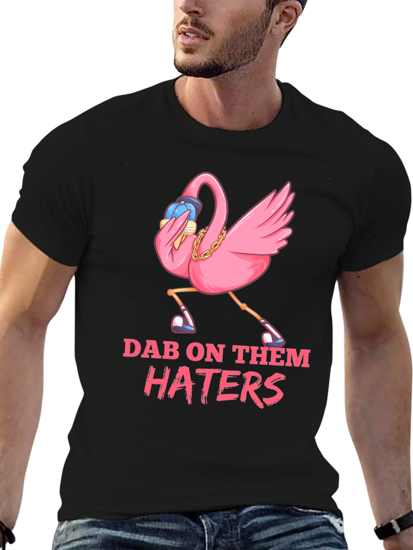 Dabbing Flamingo T-Shirt