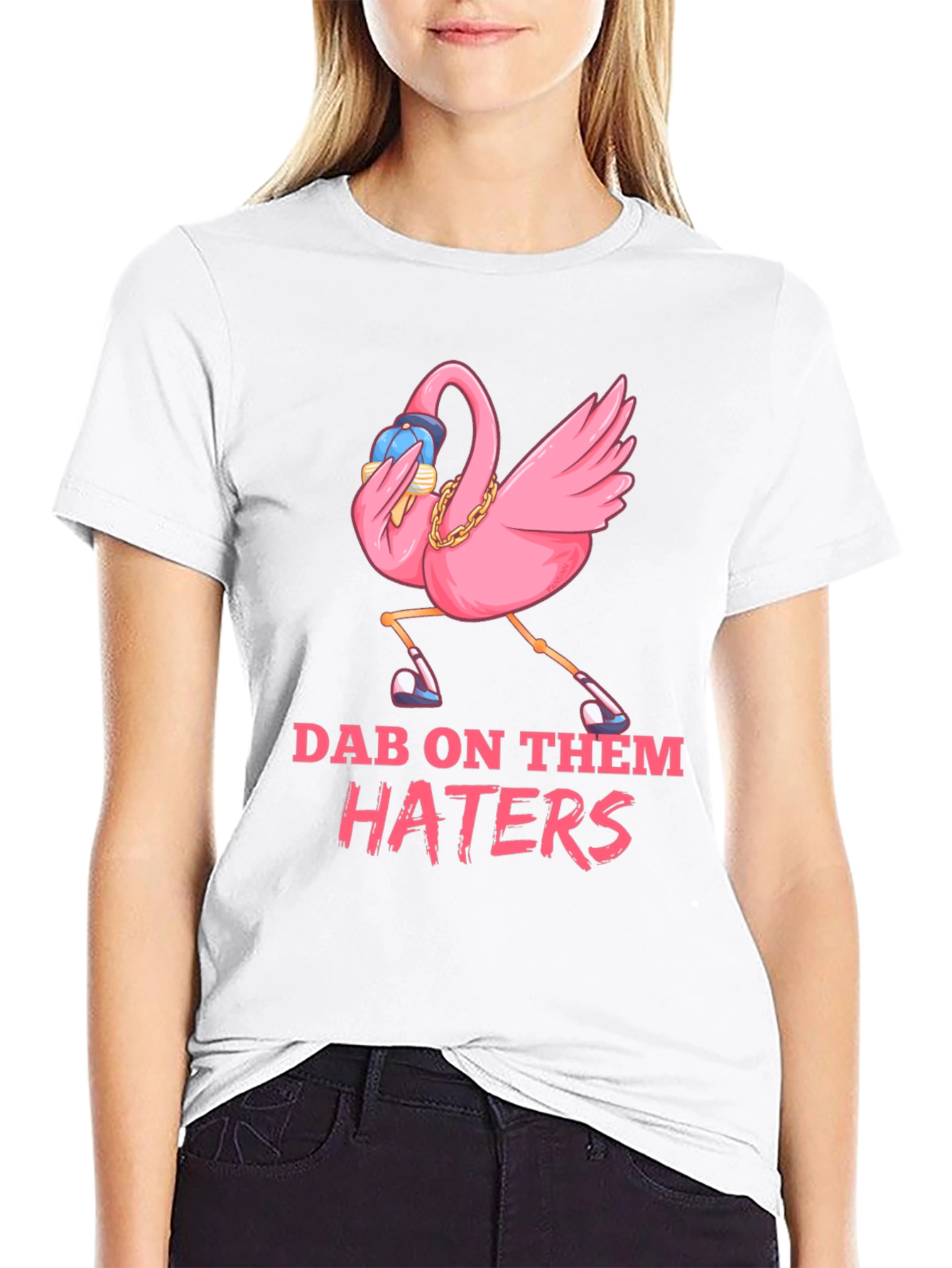 Dabbing Flamingo T-Shirt
