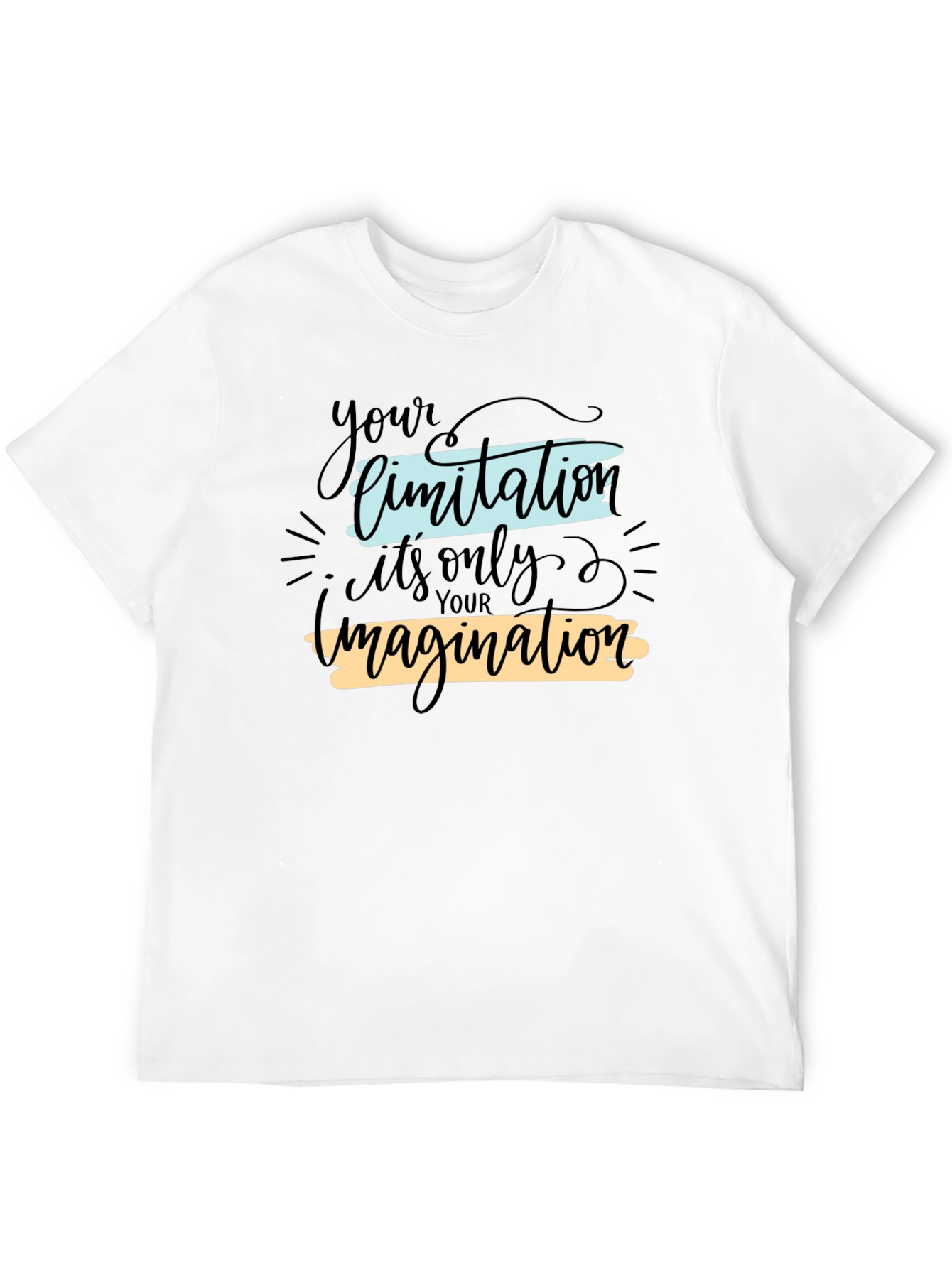 Inspirational Graphic Tee: Imagination Limit