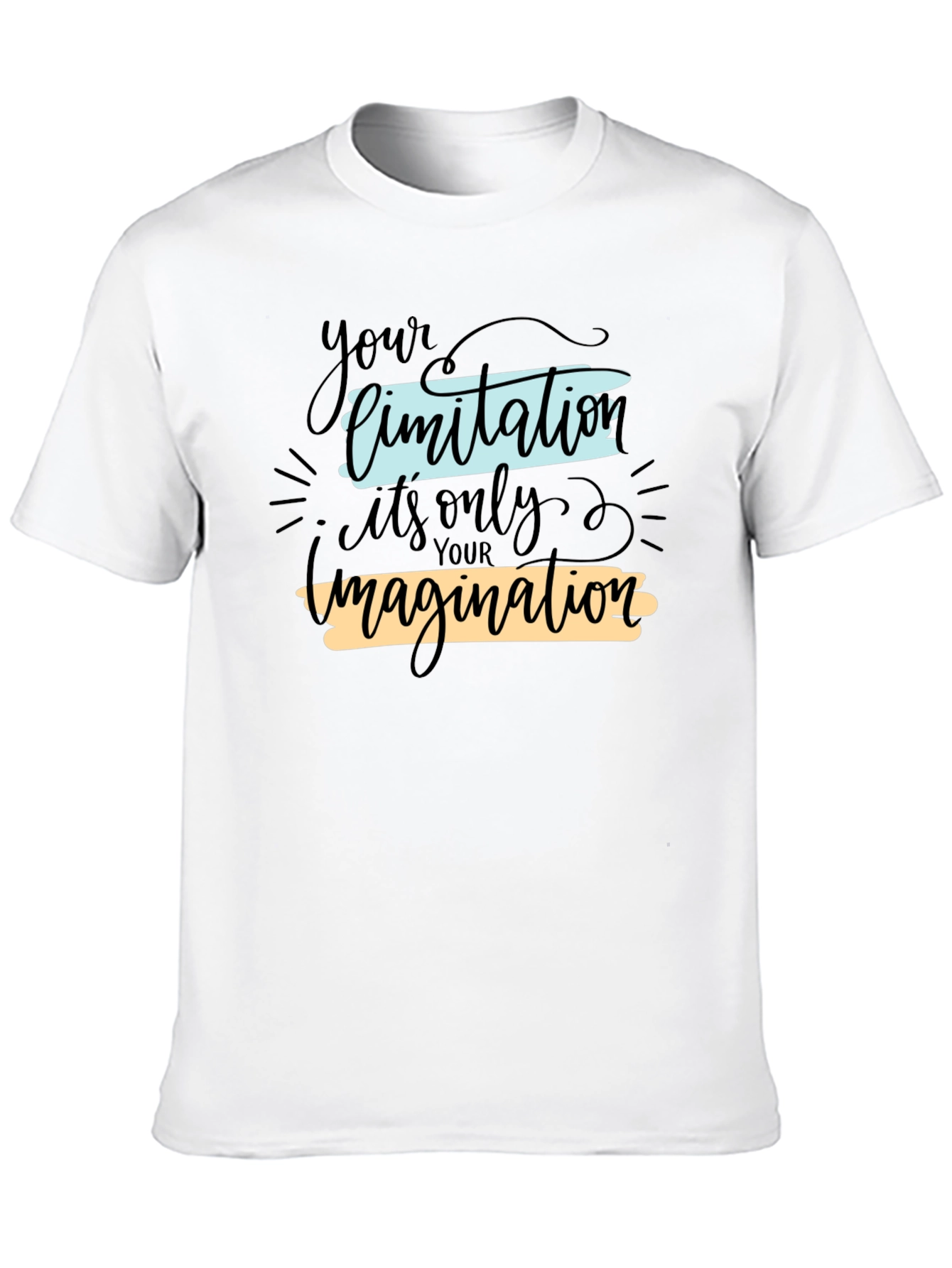 Inspirational Graphic Tee: Imagination Limit