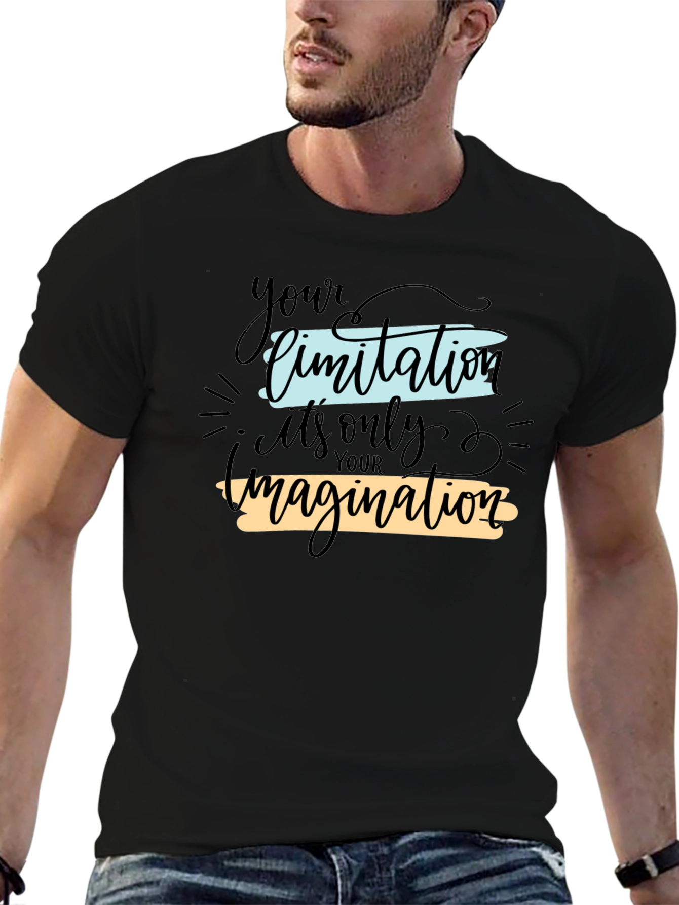 Inspirational Graphic Tee: Imagination Limit
