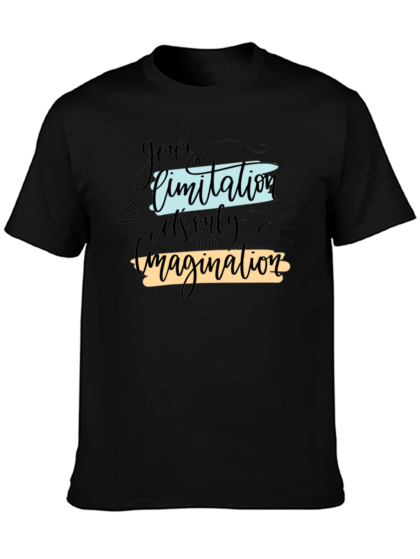 Inspirational Graphic Tee: Imagination Limit