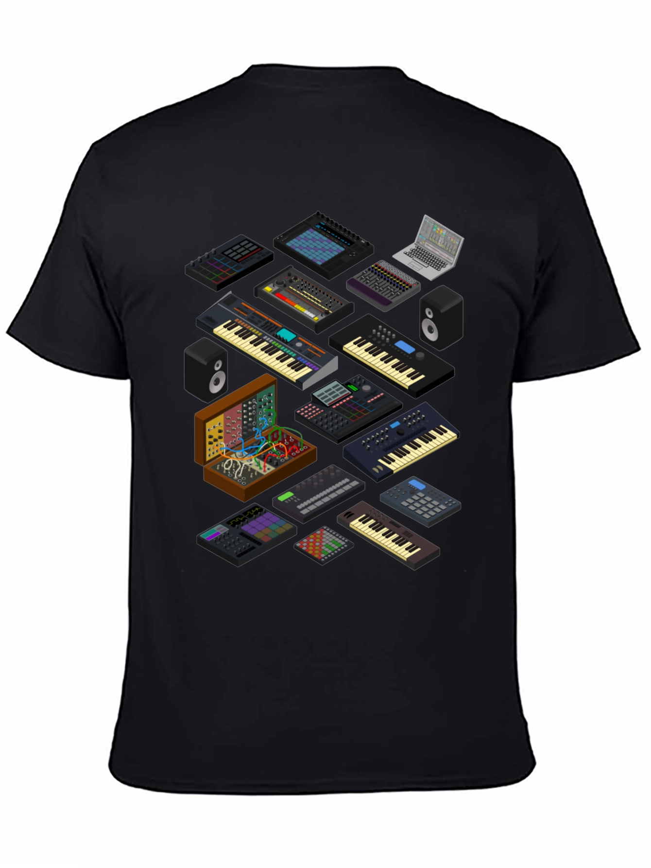 Synthesizer Graphic T-Shirt - Music Producer Tee