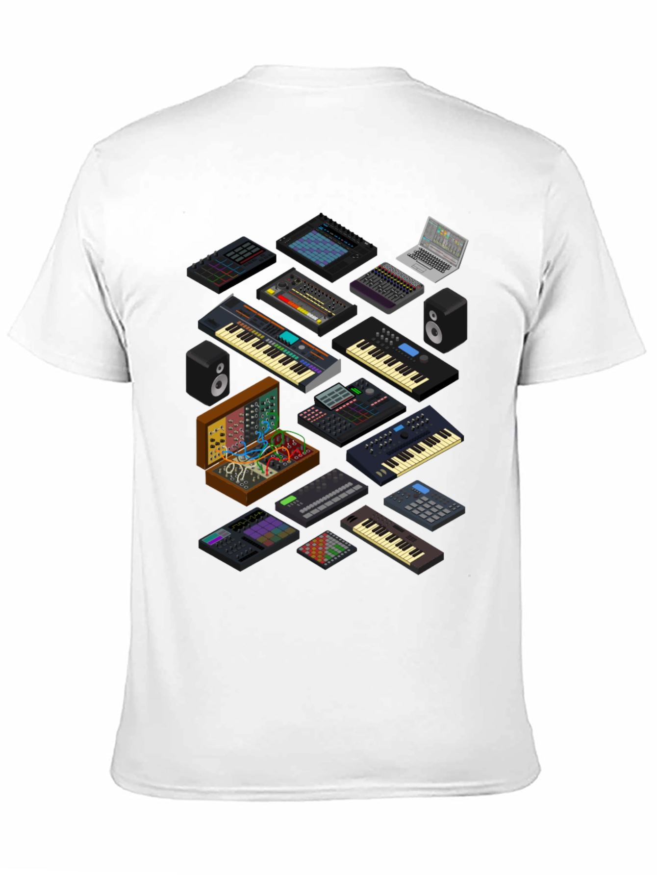 Synthesizer Graphic T-Shirt - Music Producer Tee