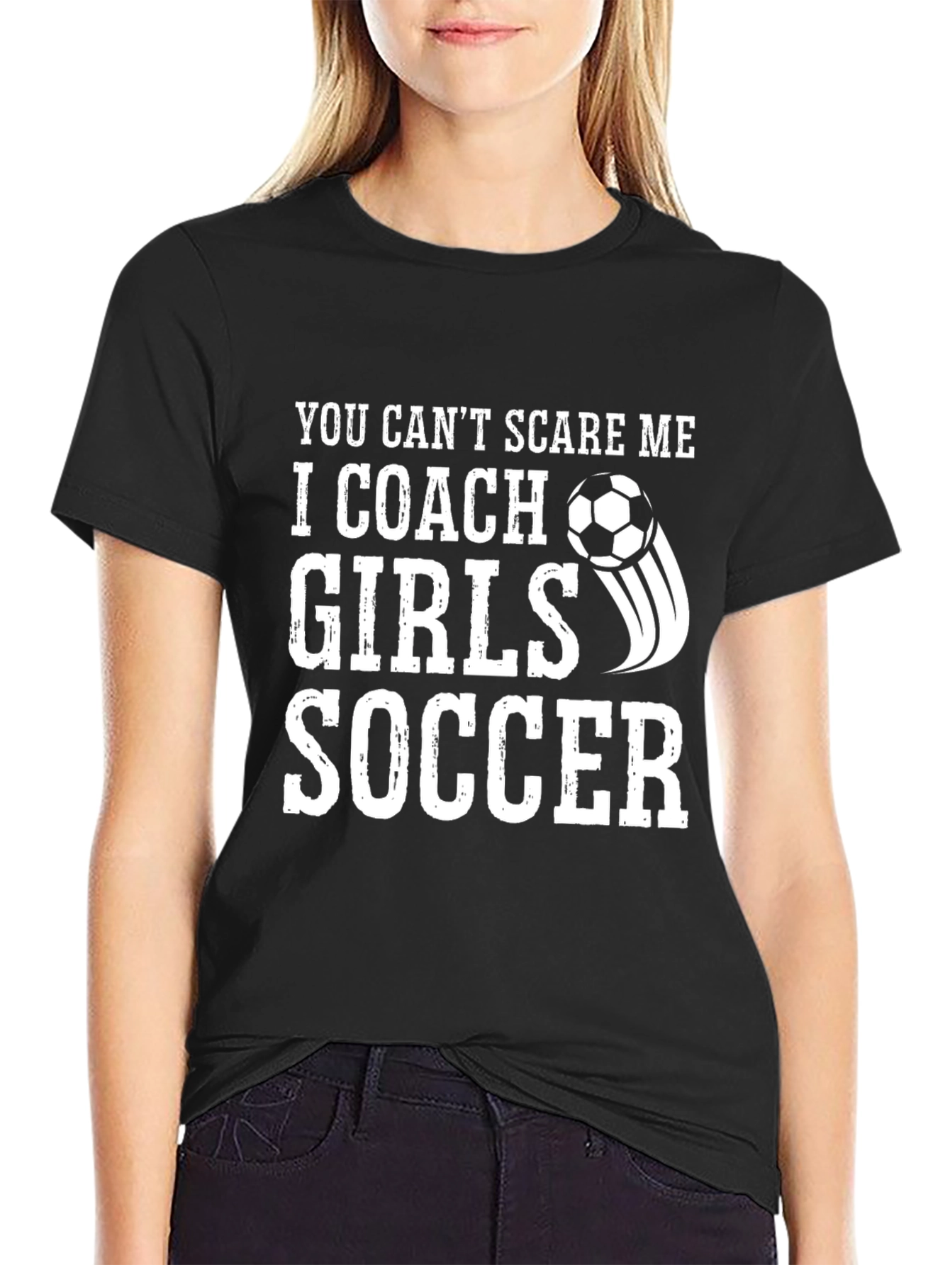Girls Soccer Coach T-Shirt - Funny Graphic Tee