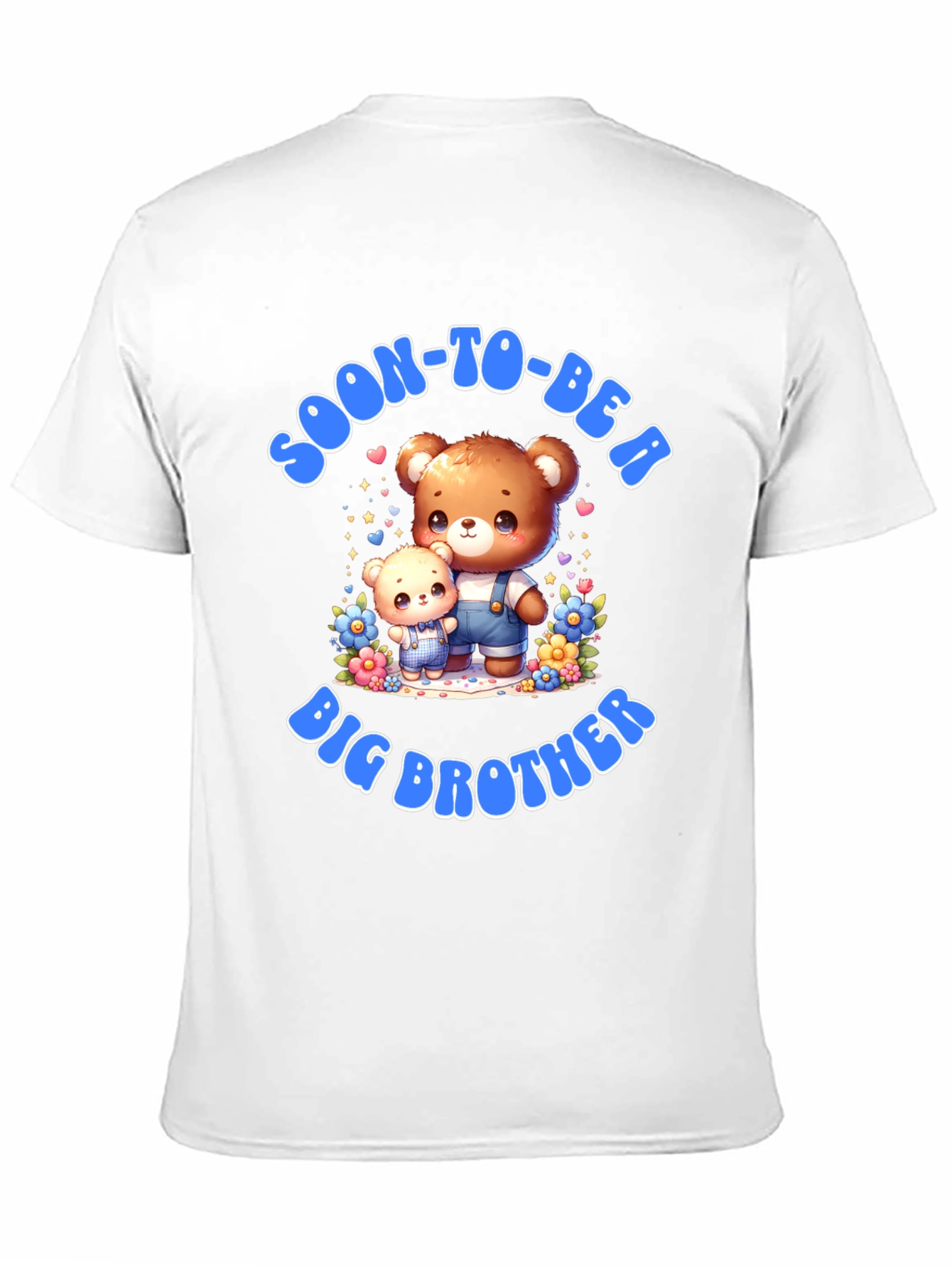 Soon-To-Be A Big Brother Cute Teddy Bear T-Shirt