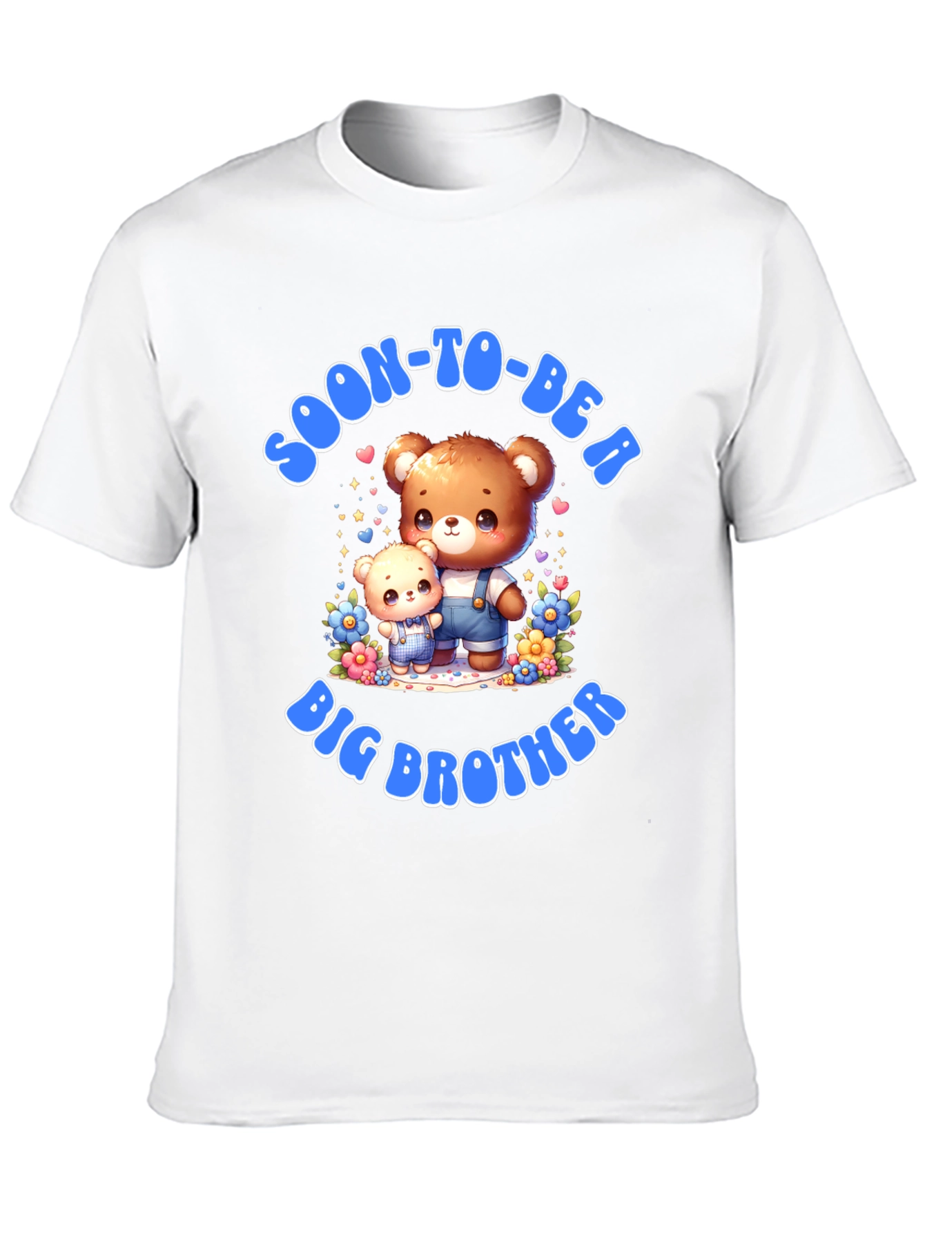 Soon-To-Be A Big Brother Cute Teddy Bear T-Shirt