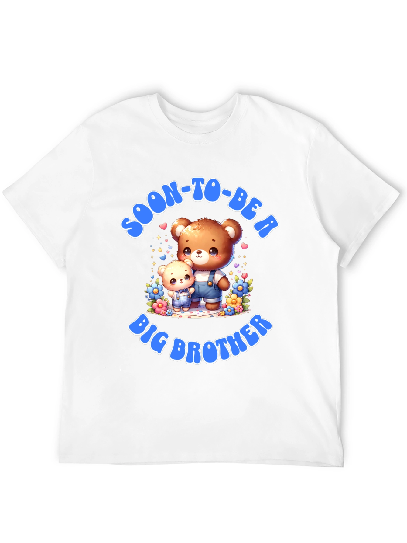 Soon-To-Be A Big Brother Cute Teddy Bear T-Shirt