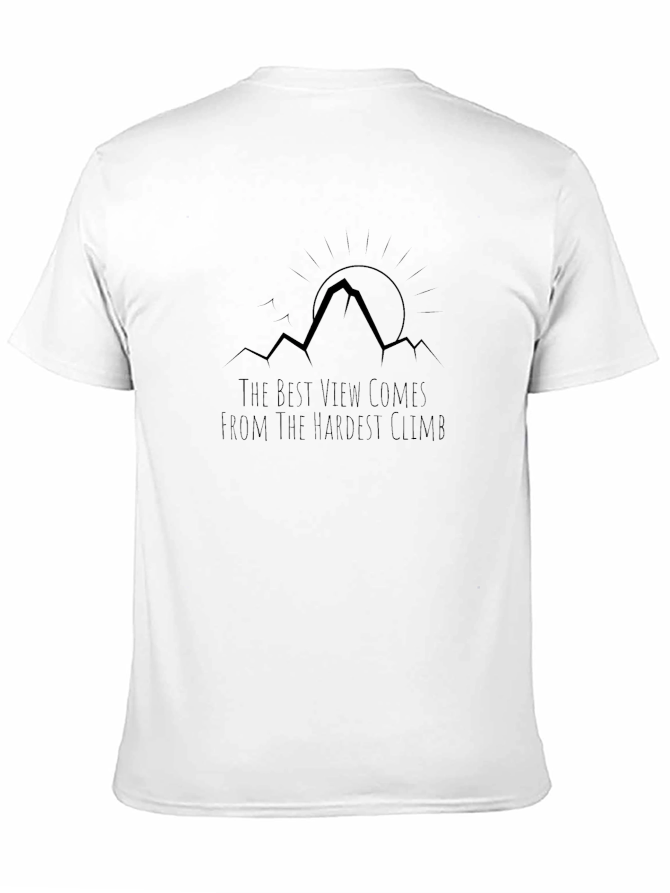 Inspirational Mountain Climb Graphic Tee