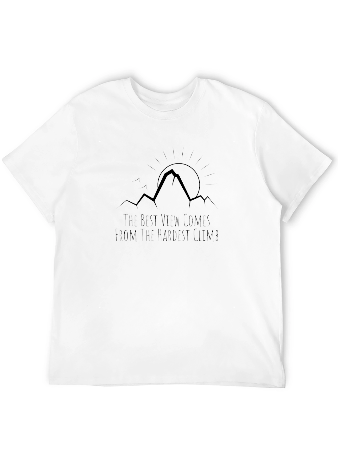 Inspirational Mountain Climb Graphic Tee