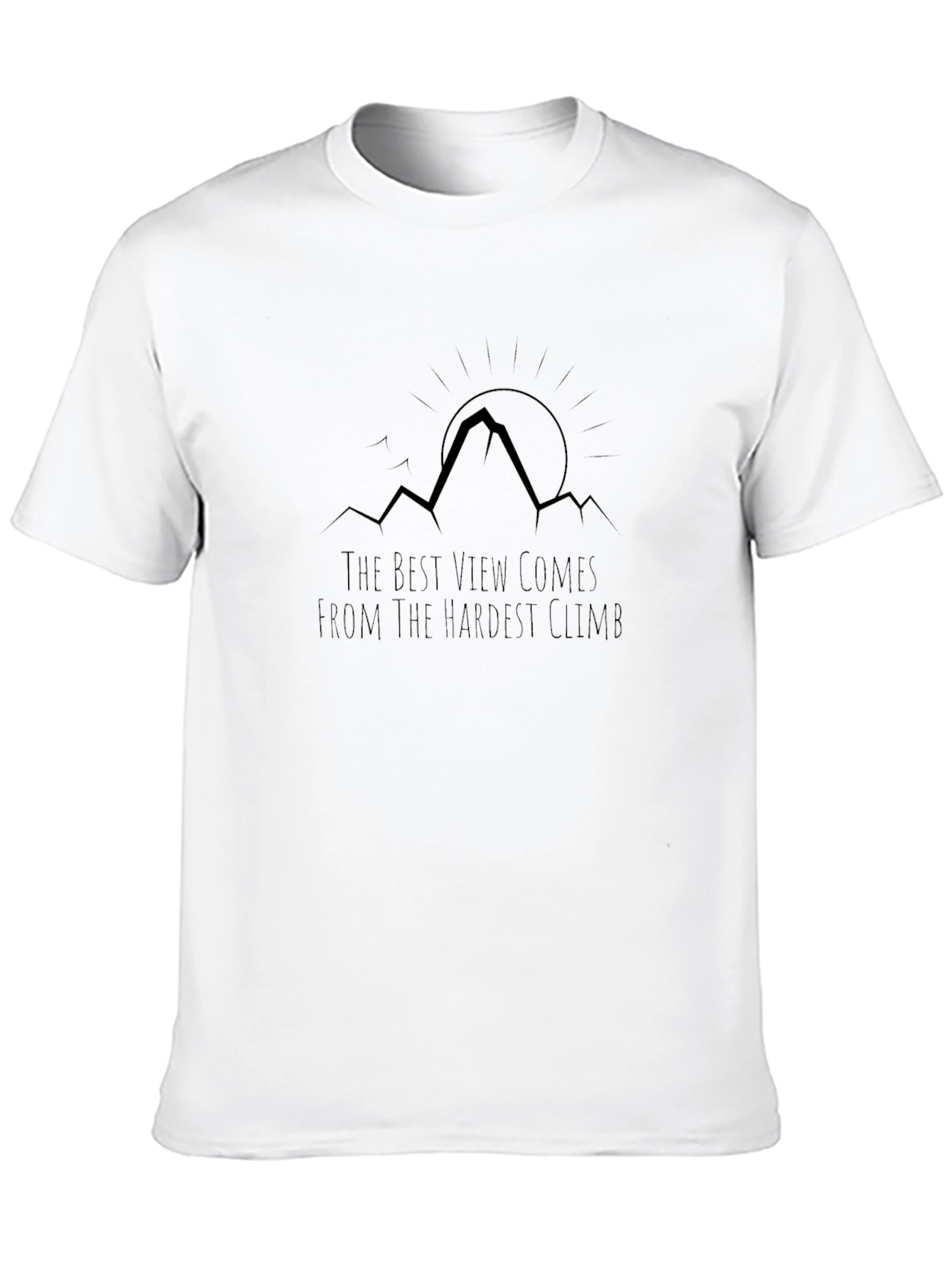 Inspirational Mountain Climb Graphic Tee