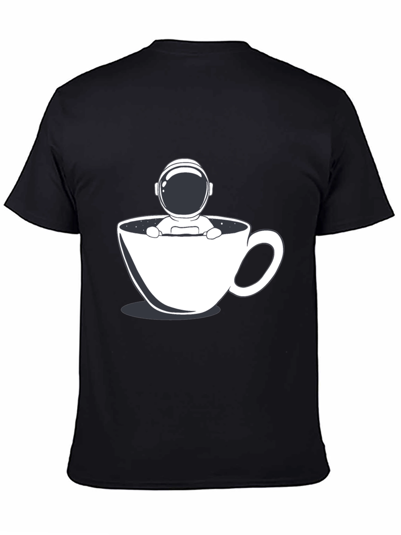 Astronaut Coffee T-Shirt - Spaced Out Style