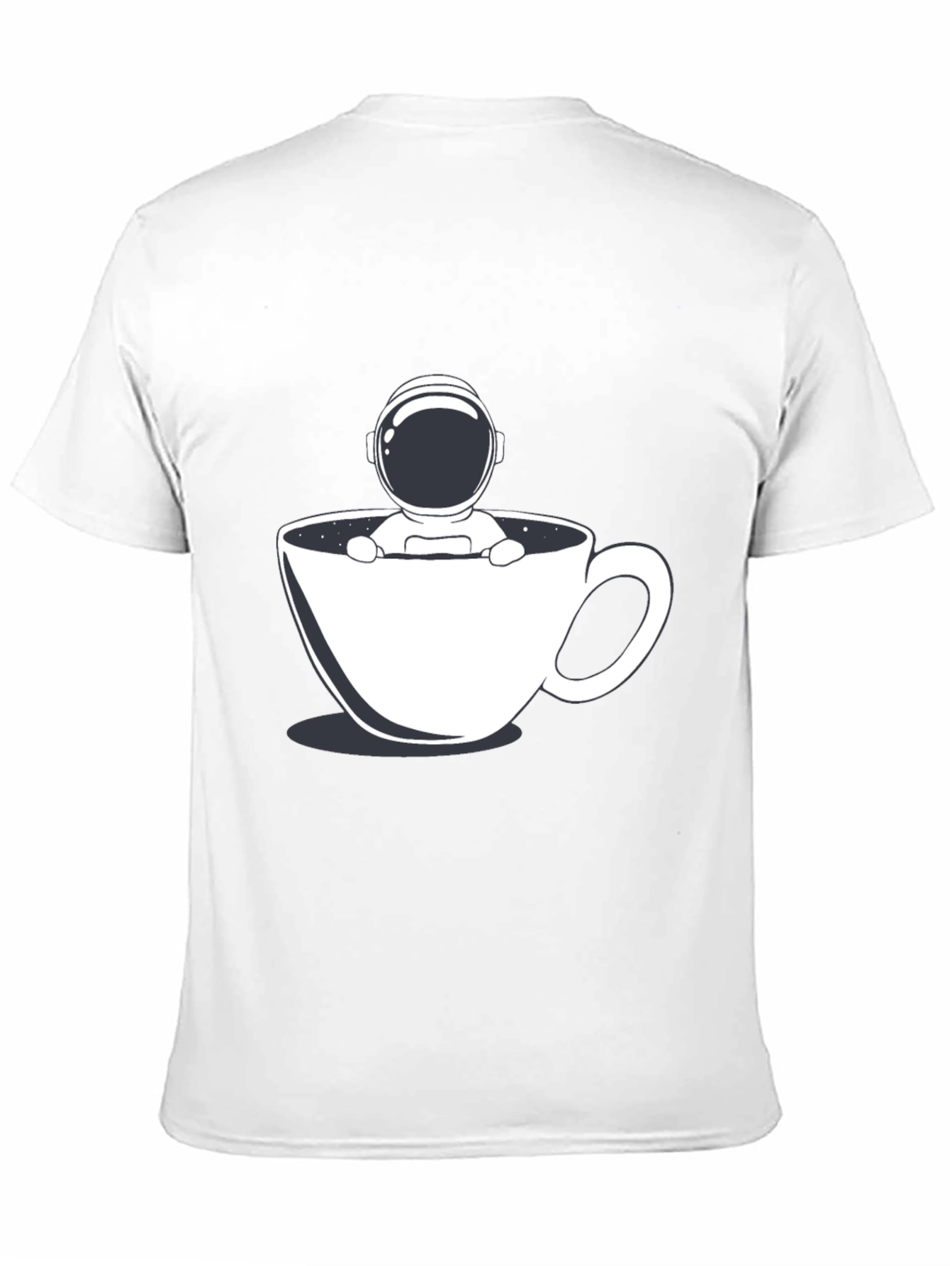 Astronaut Coffee T-Shirt - Spaced Out Style