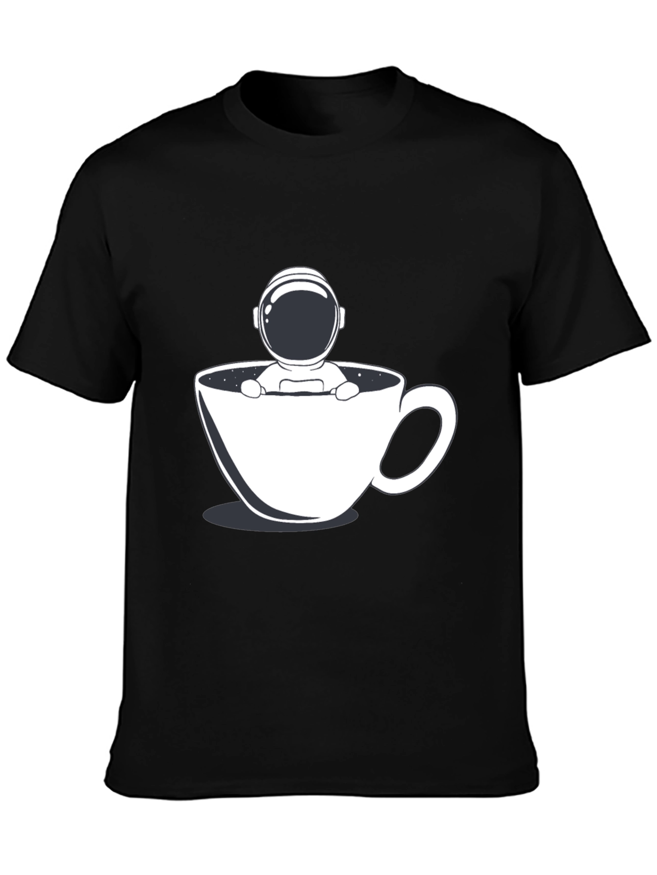 Astronaut Coffee T-Shirt - Spaced Out Style