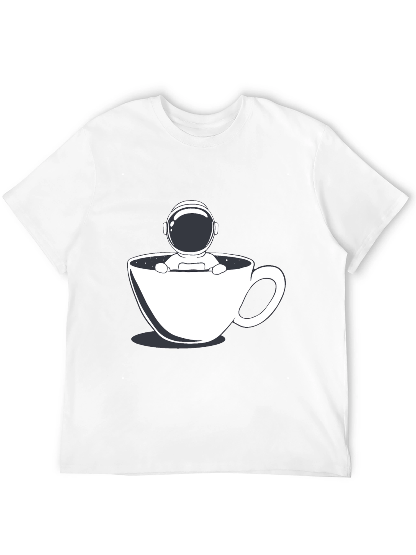 Astronaut Coffee T-Shirt - Spaced Out Style