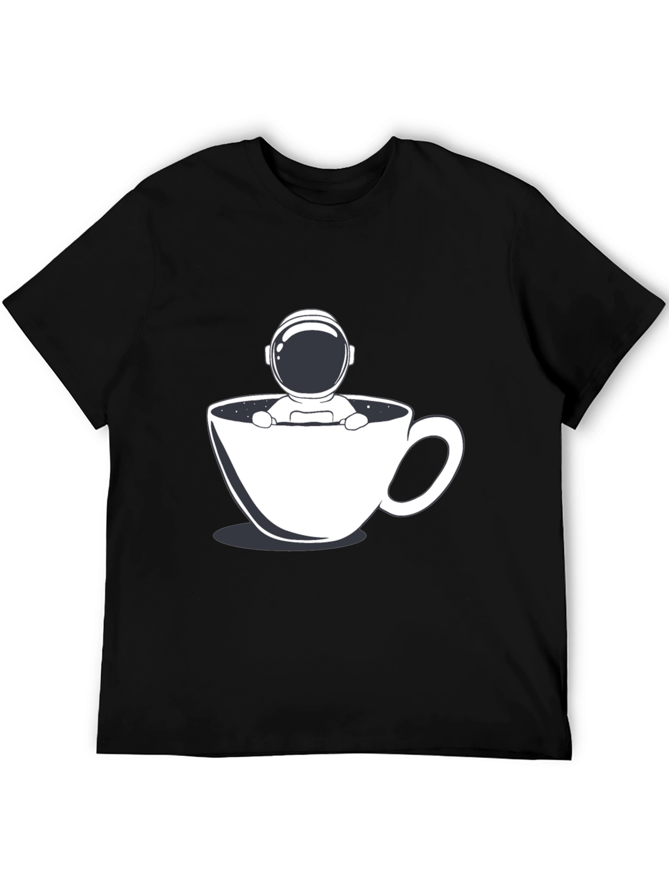 Astronaut Coffee T-Shirt - Spaced Out Style
