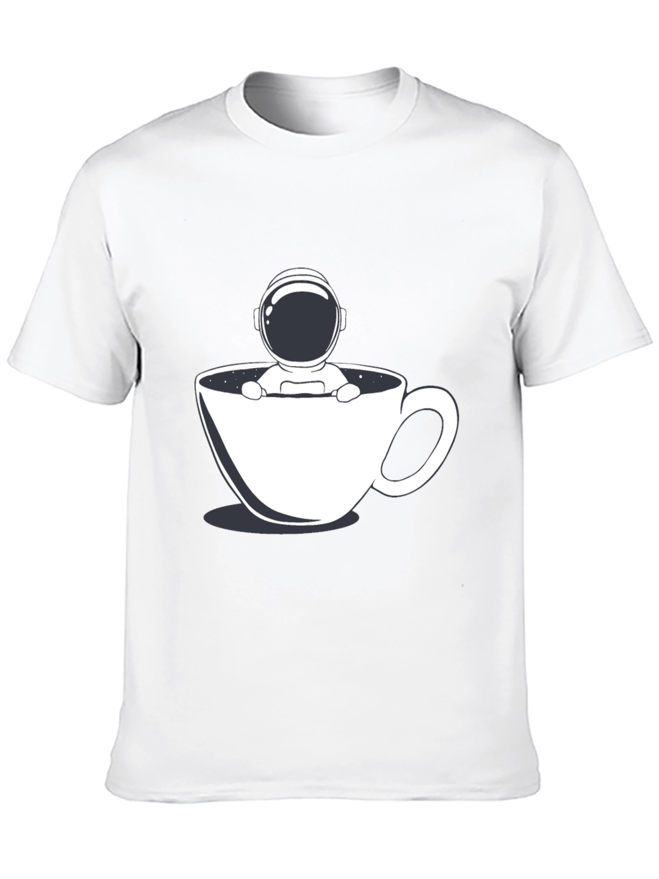 Astronaut Coffee T-Shirt - Spaced Out Style