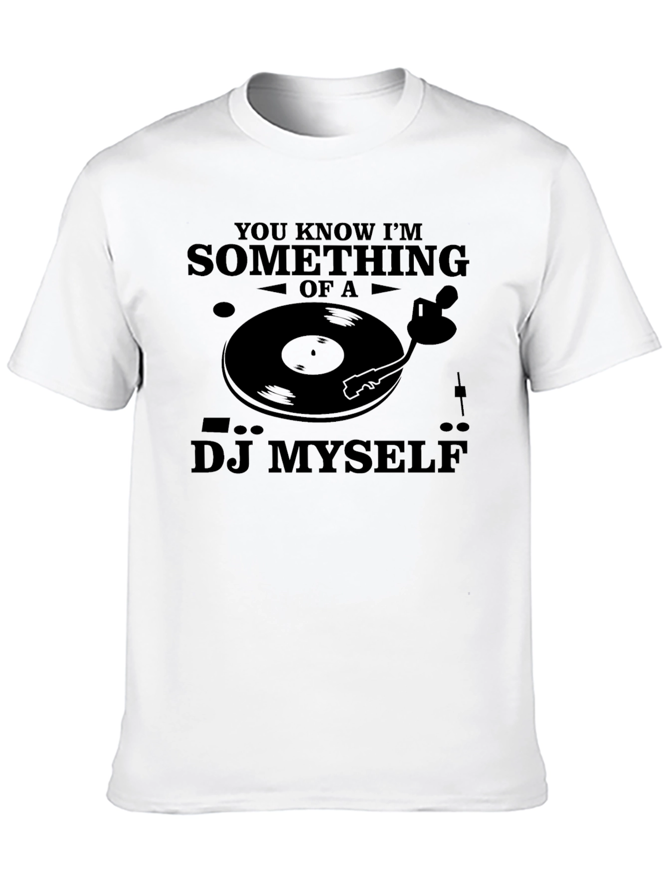 DJ Myself Graphic Tee - Funny Music T-Shirt
