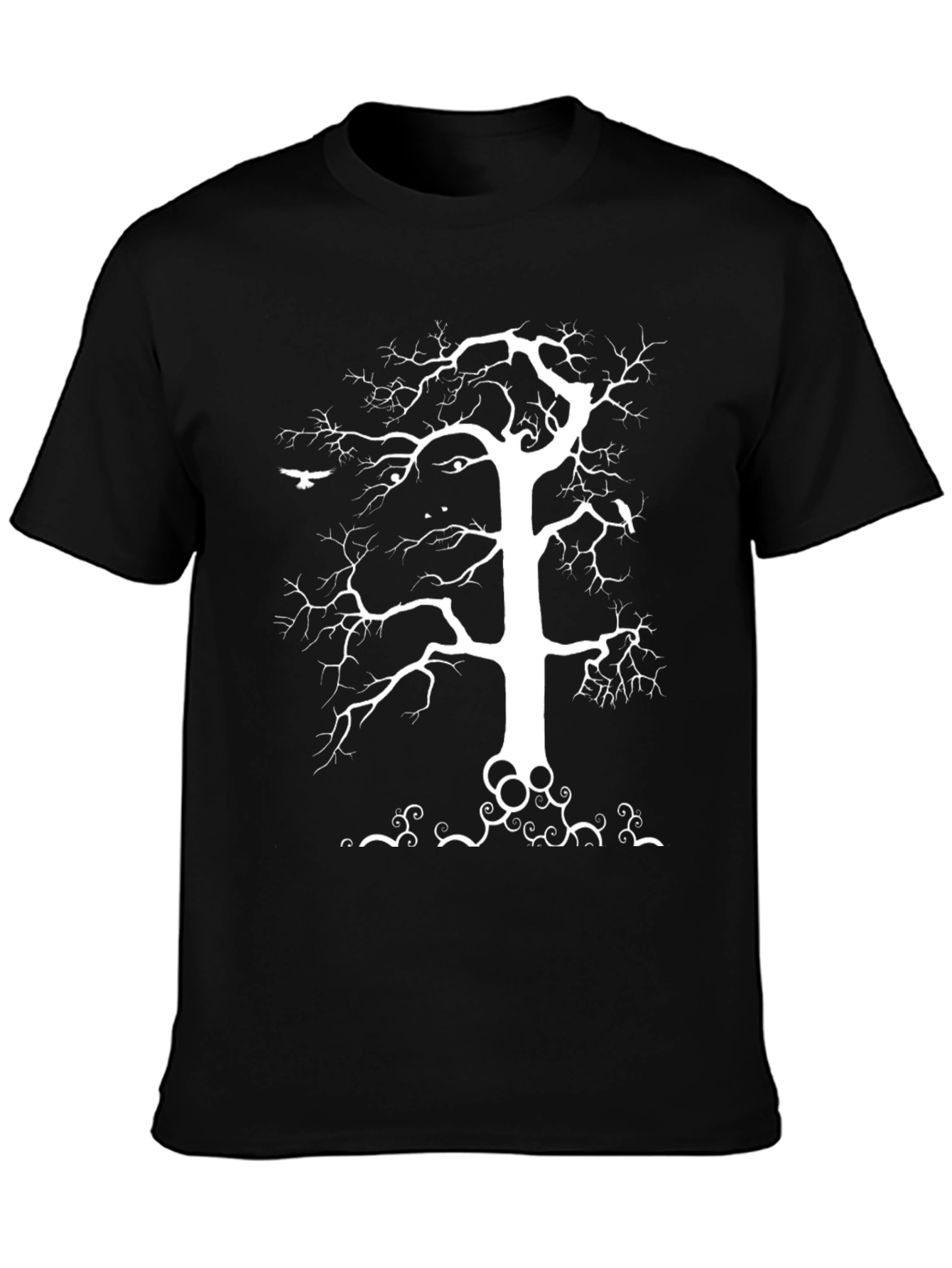 Mystic Tree Graphic Tee - Black