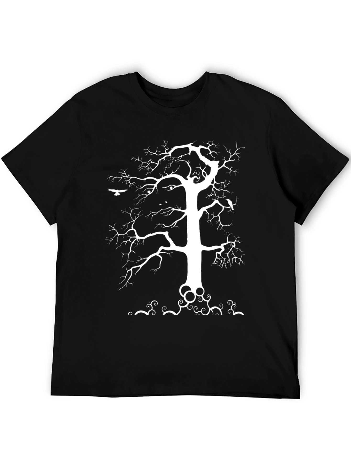 Mystic Tree Graphic Tee - Black