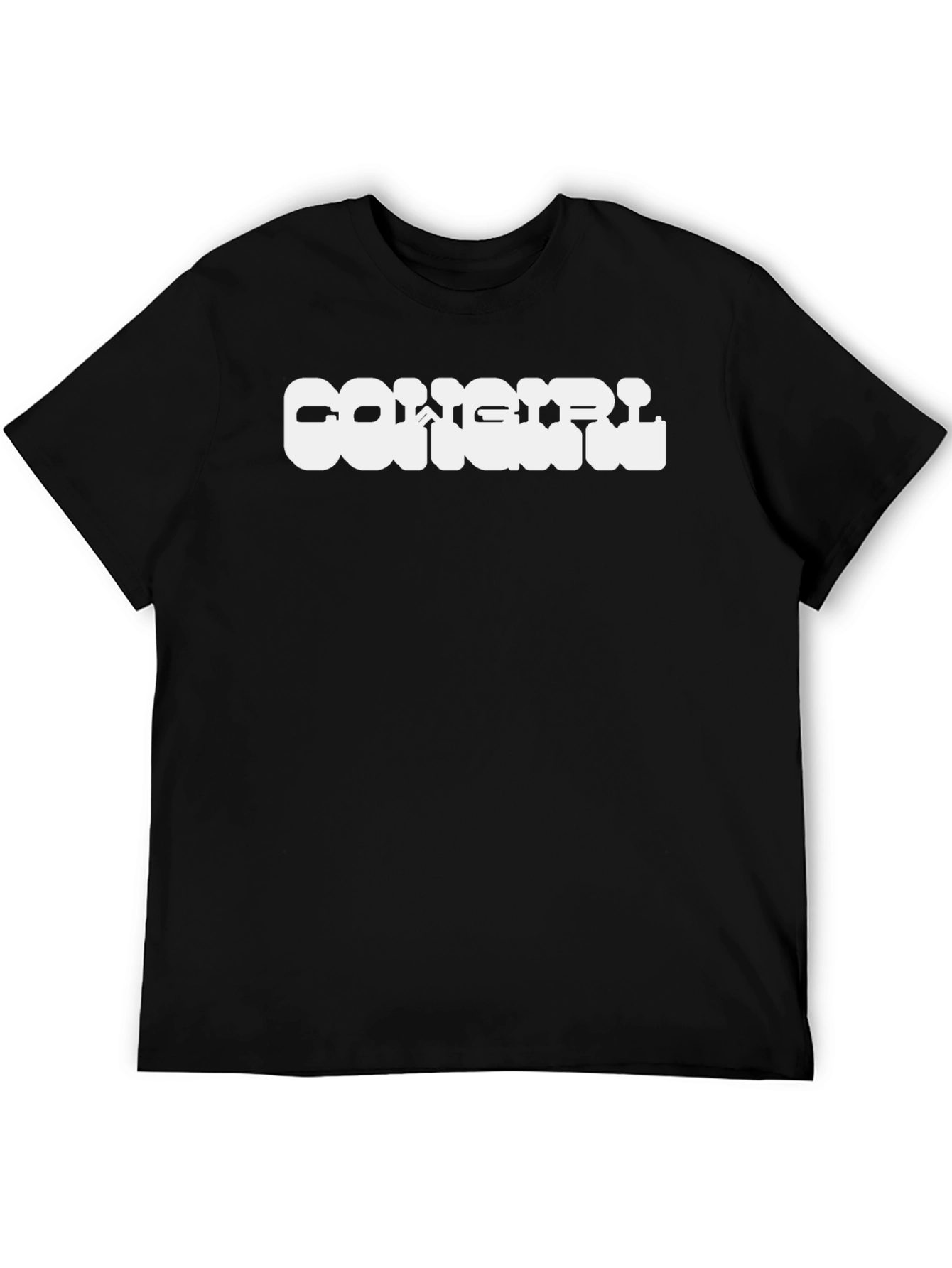 Cowgirl Graphic Tee - Classic Black T-Shirt