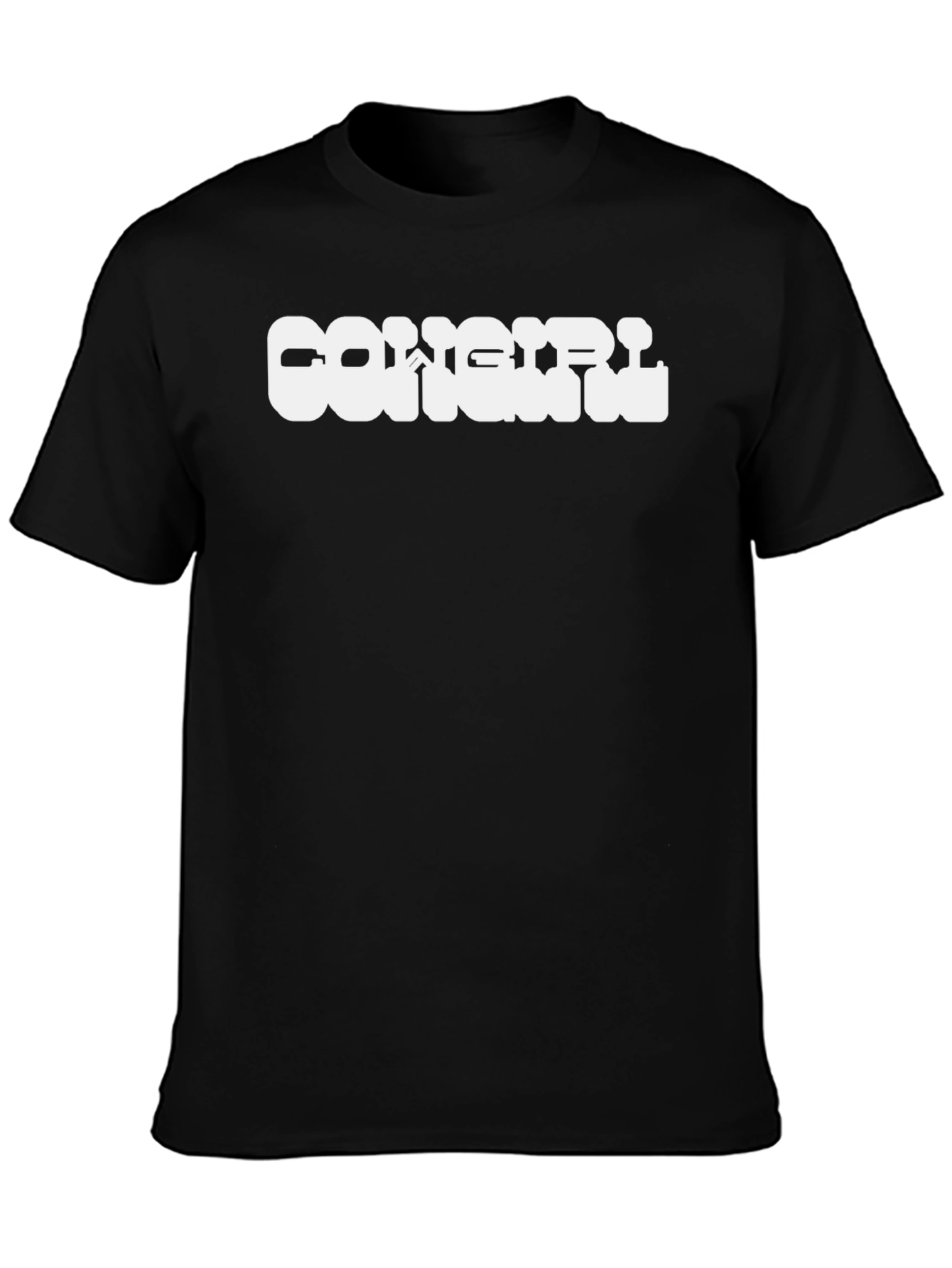 Cowgirl Graphic Tee - Classic Black T-Shirt