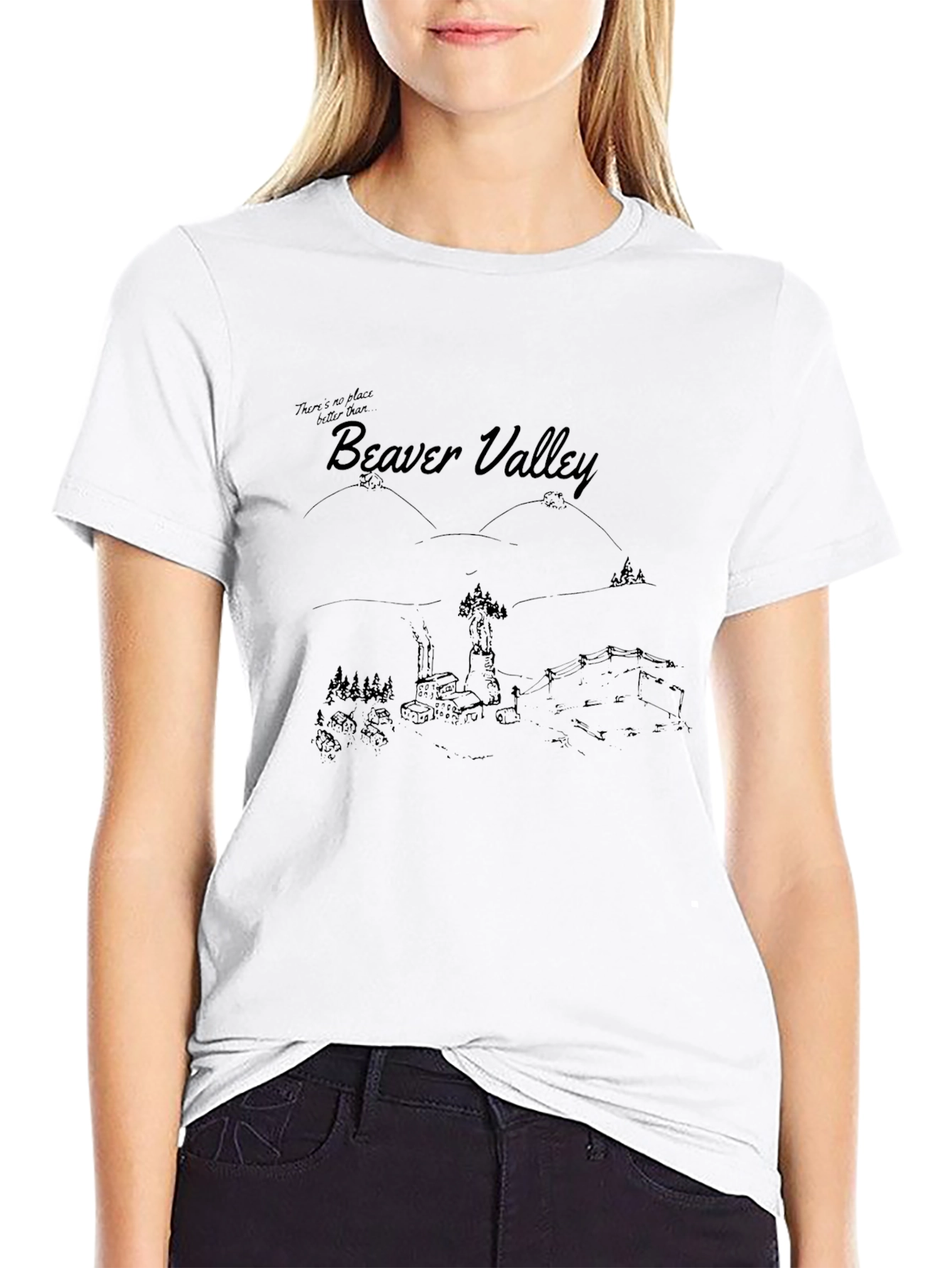 Beaver Valley Graphic Tee - Black