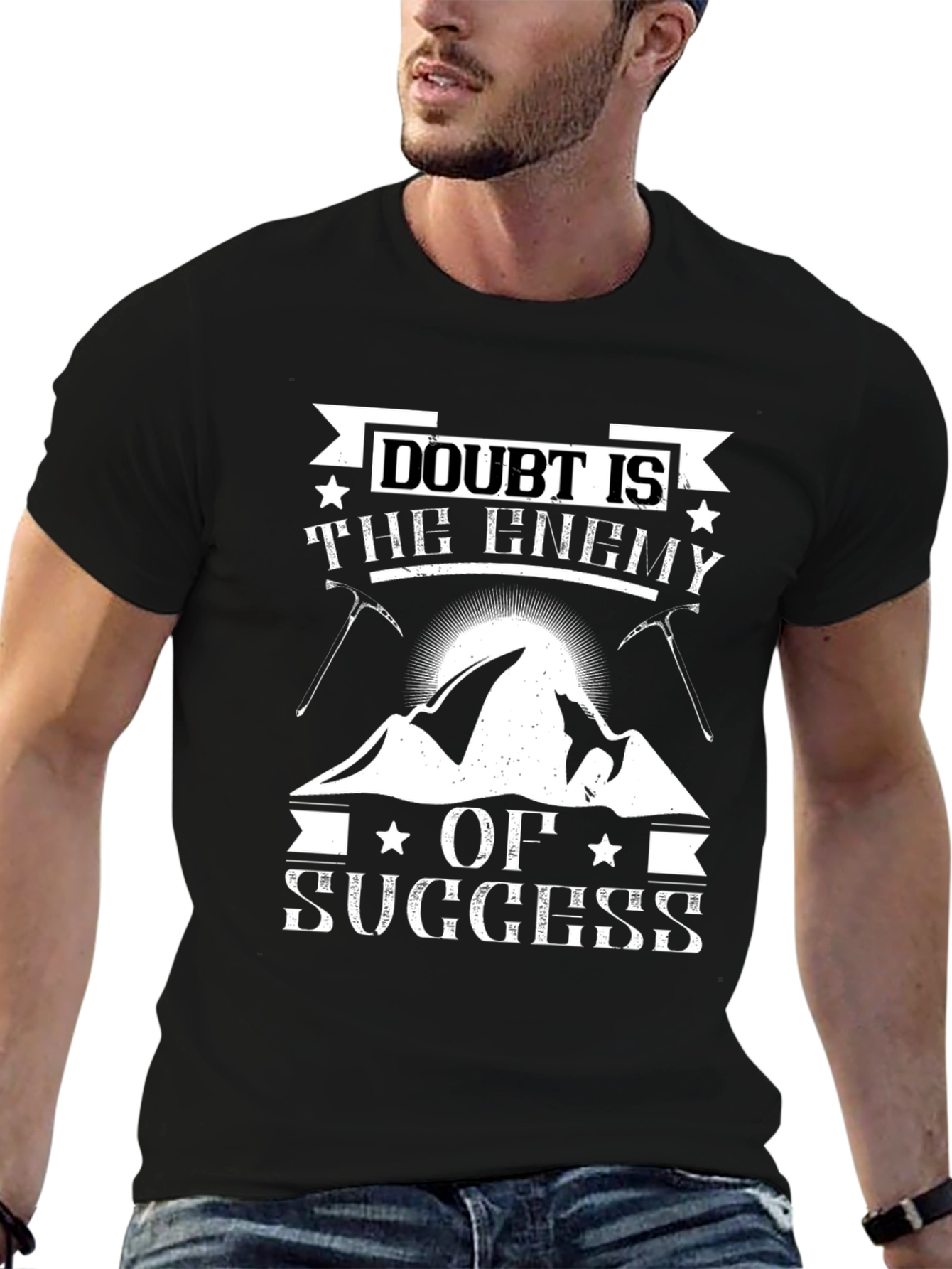 Doubt Is The Enemy Of Success Graphic Tee