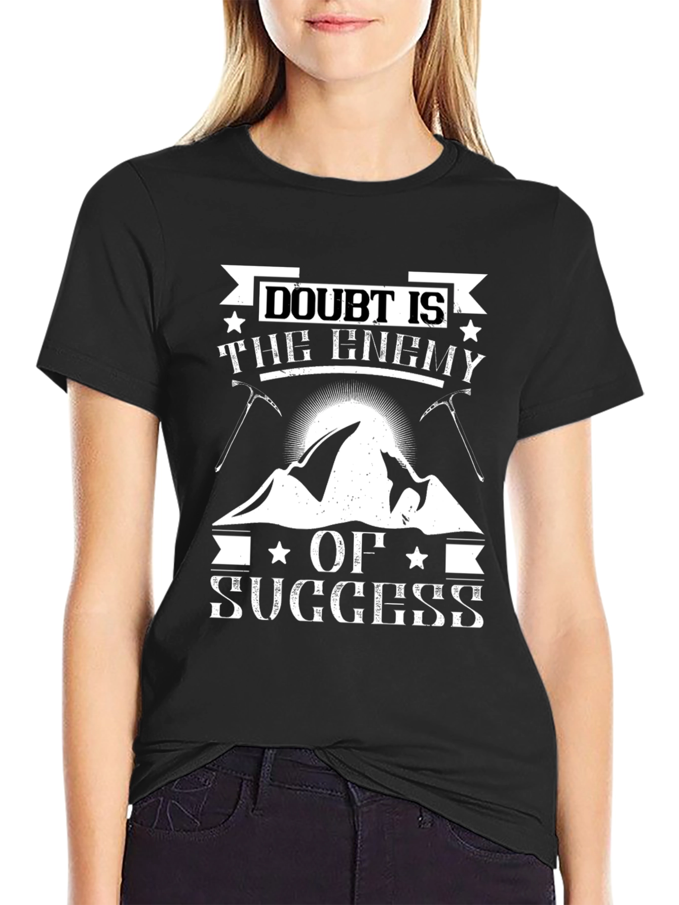 Doubt Is The Enemy Of Success Graphic Tee