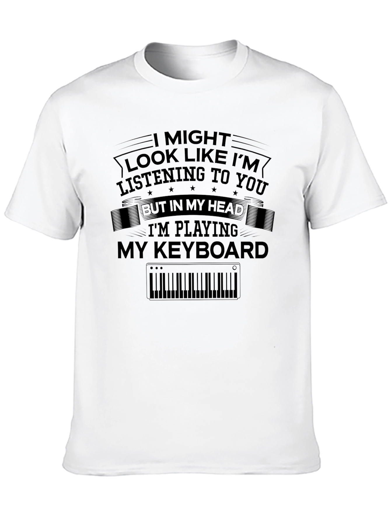 Keyboard Player T-Shirt - Funny Music Gift