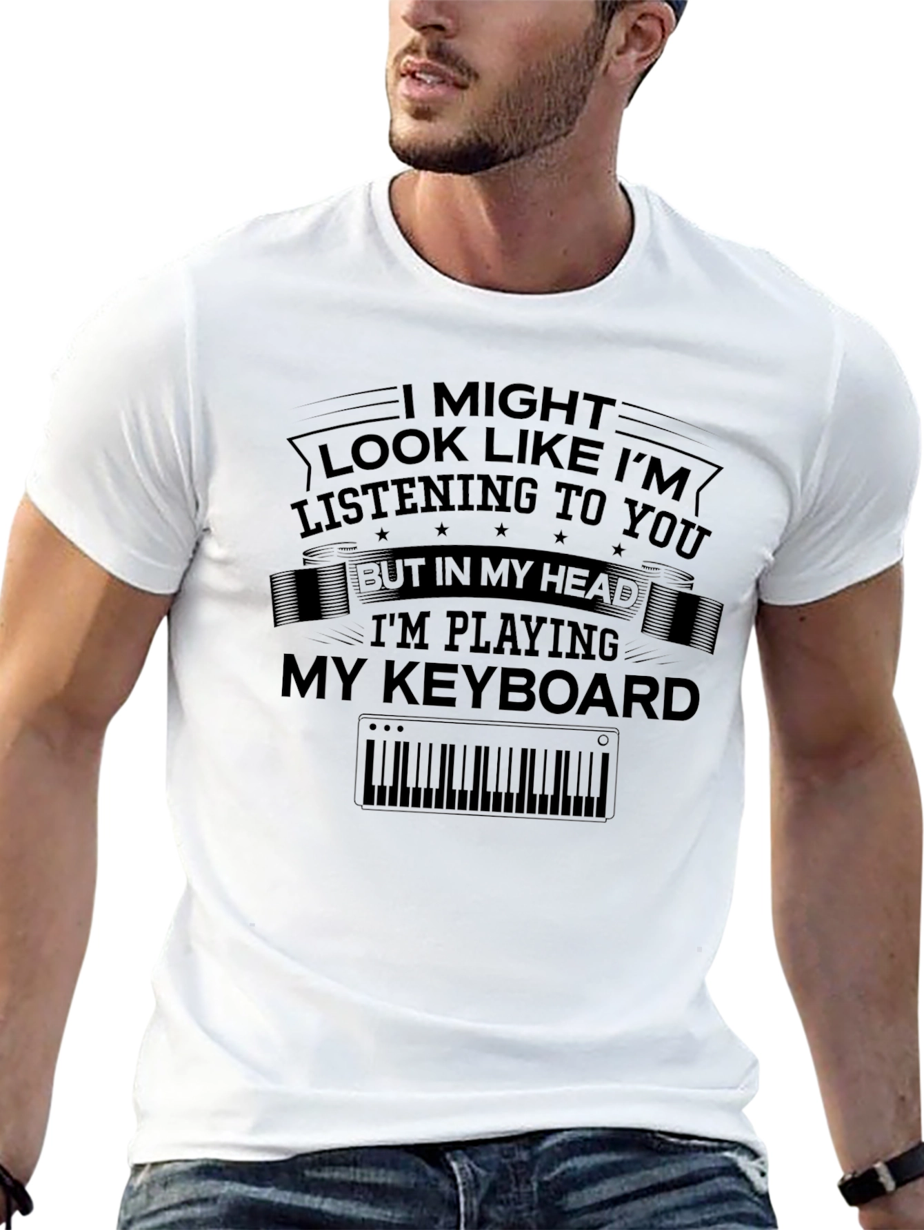 Keyboard Player T-Shirt - Funny Music Gift