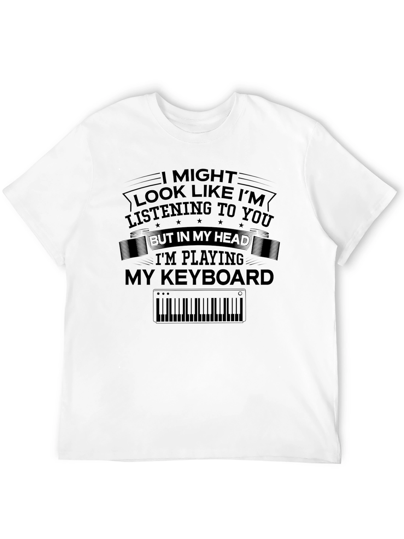 Keyboard Player T-Shirt - Funny Music Gift