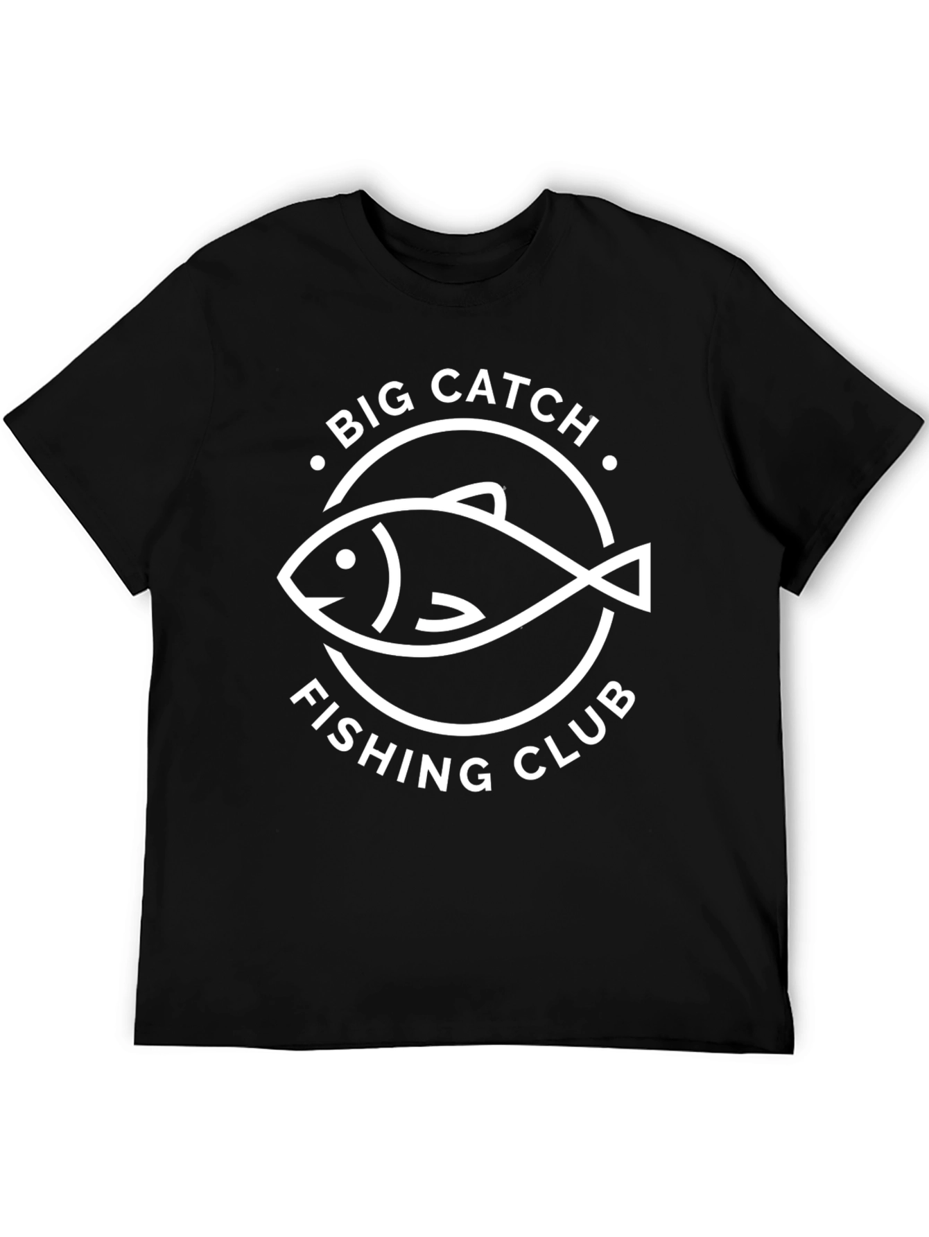 Big Catch Fishing Club Graphic T-Shirt