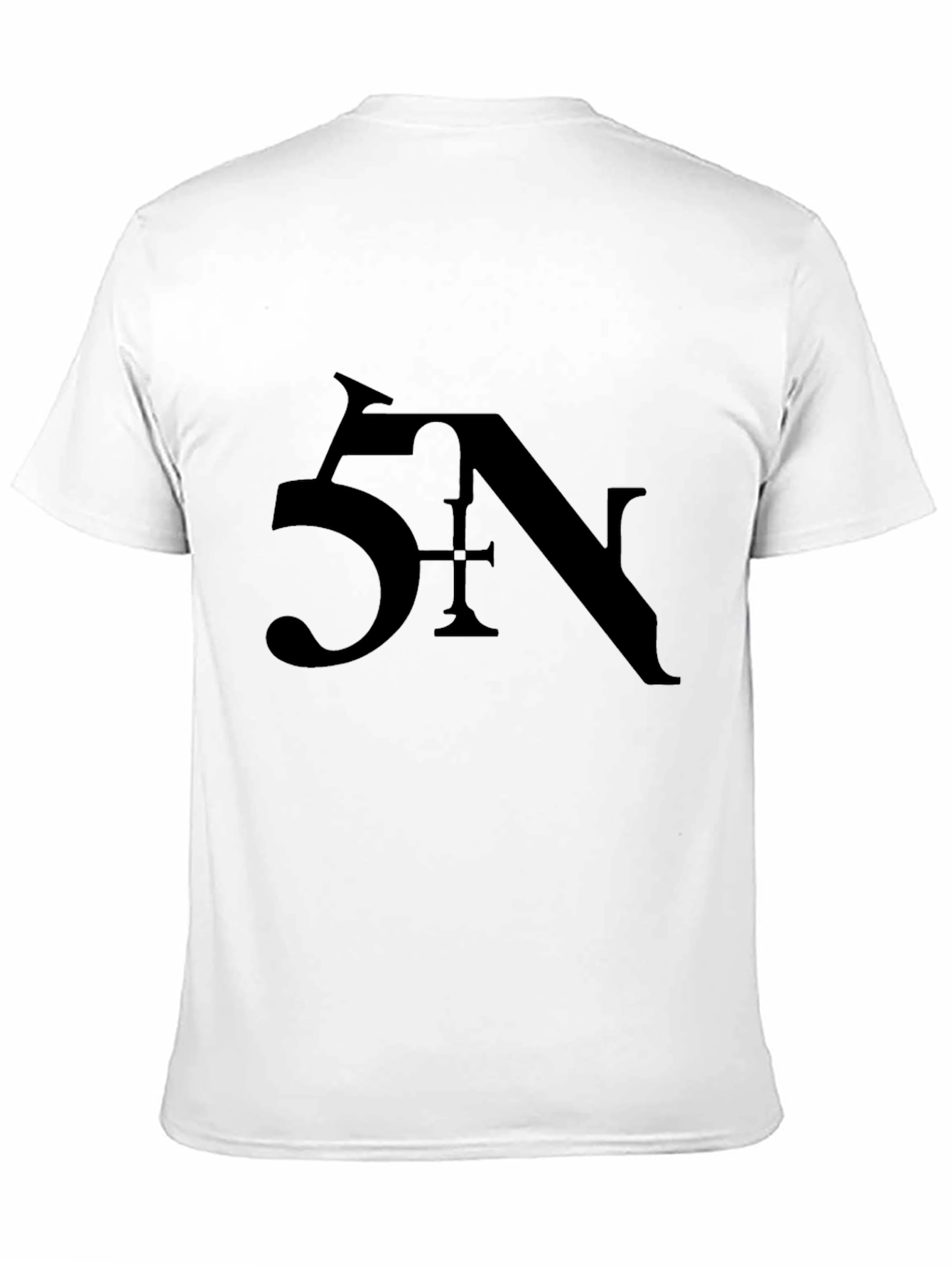 5N Graphic Print Black T-Shirt