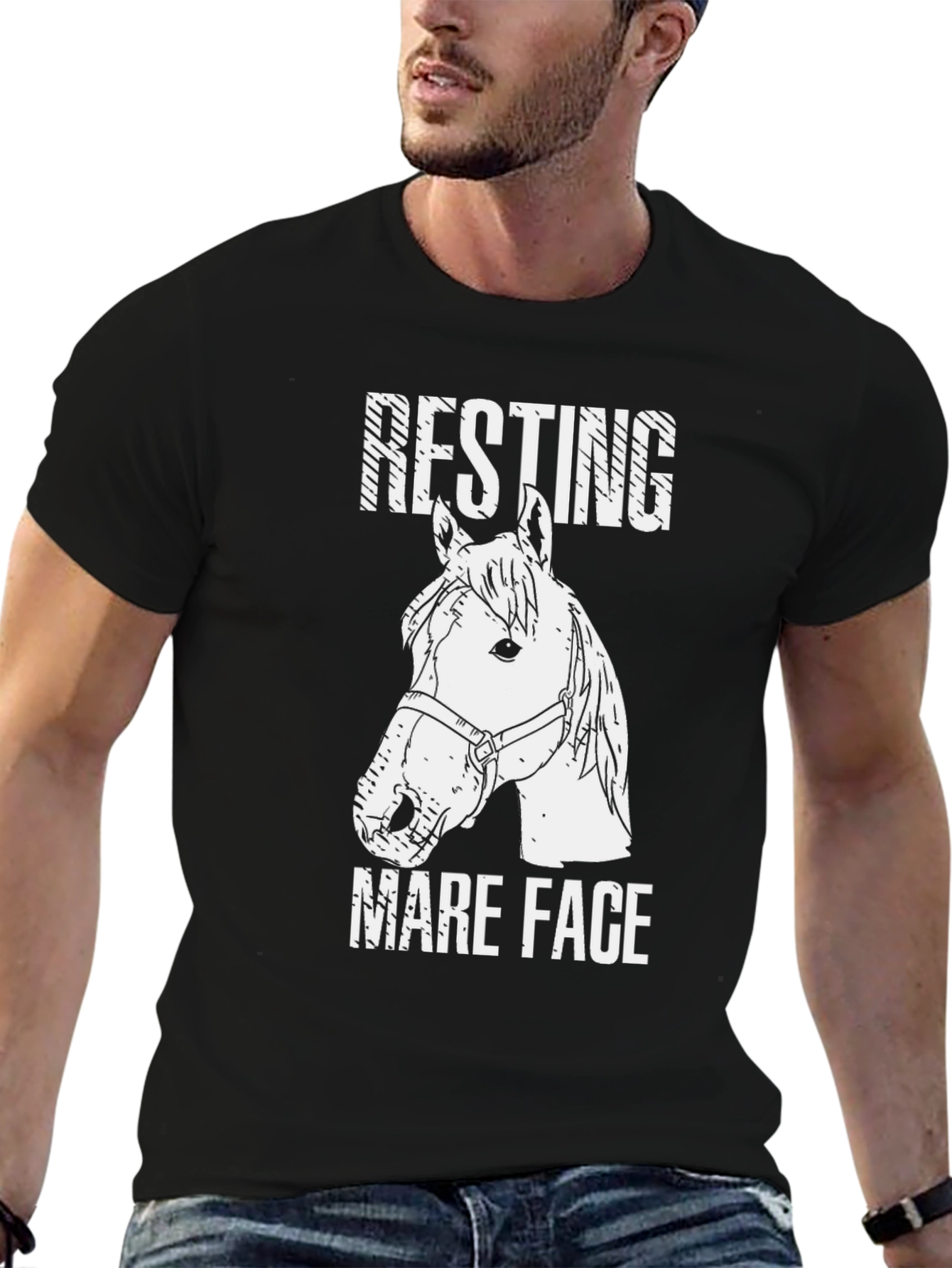 Resting Mare Face Graphic Tee