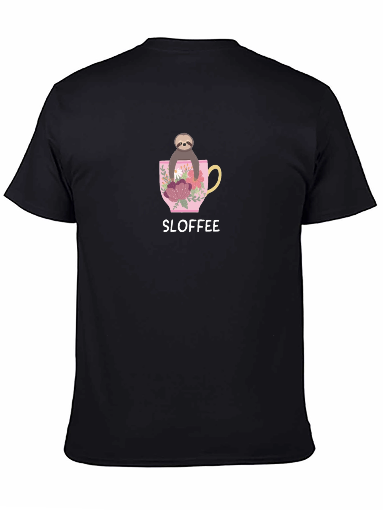 Sloffee Sloth Coffee Lover Graphic T-Shirt
