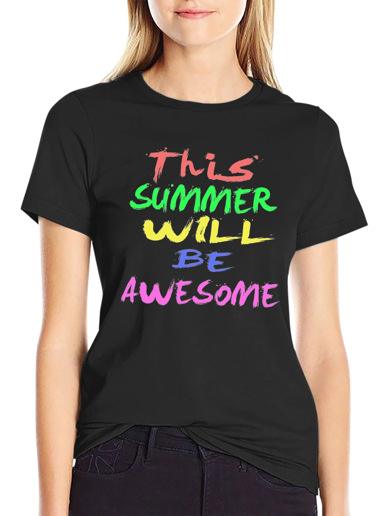 Awesome Summer Graphic Tee - Trendy Mens T-Shirt