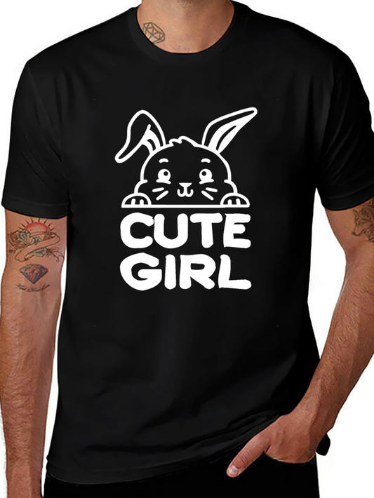 Cute Girl Easter Bunny T-Shirt